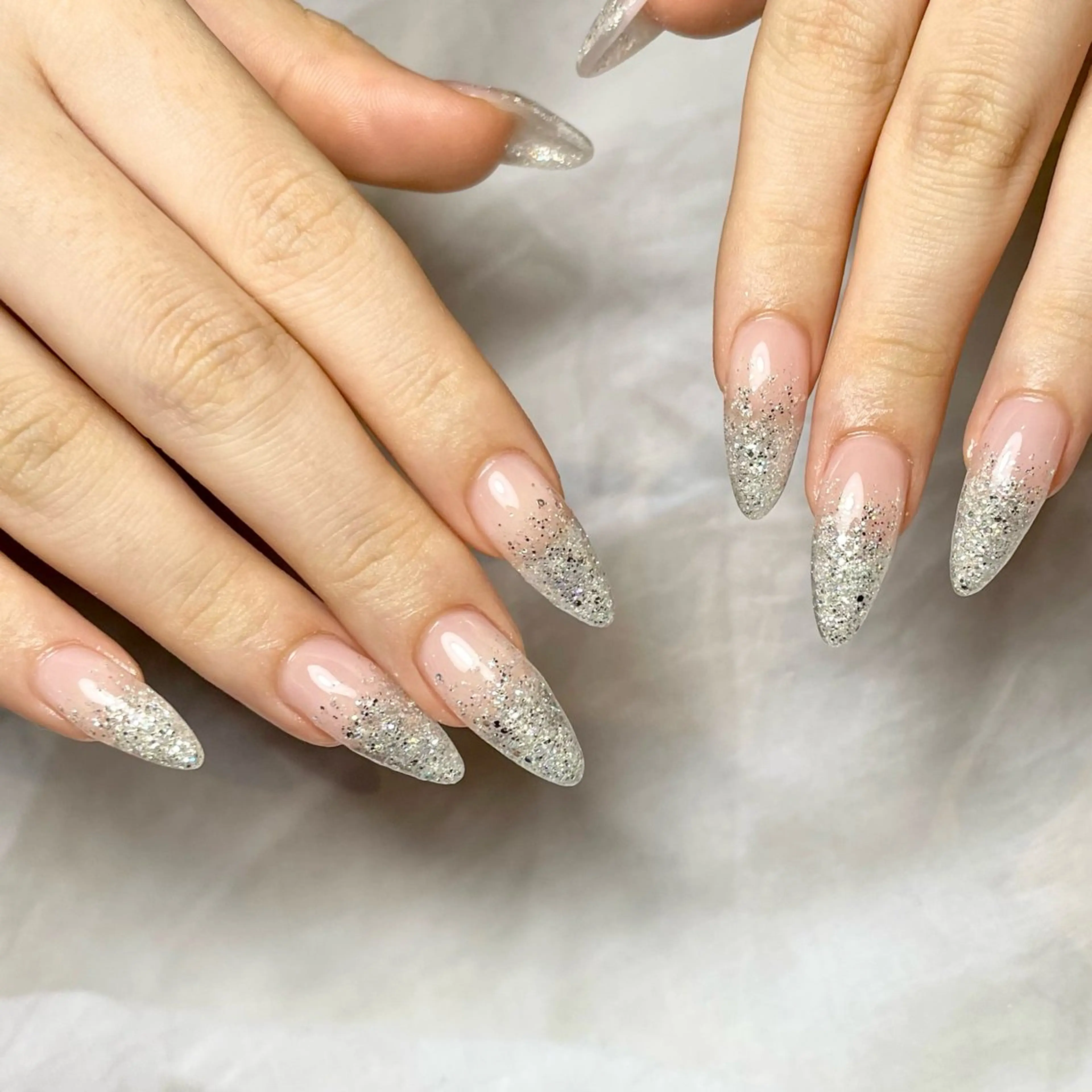 ネイル グラデーション スカルプネイル シンプルネイル ハンドネイル Reflection marikoのネイルデザイン