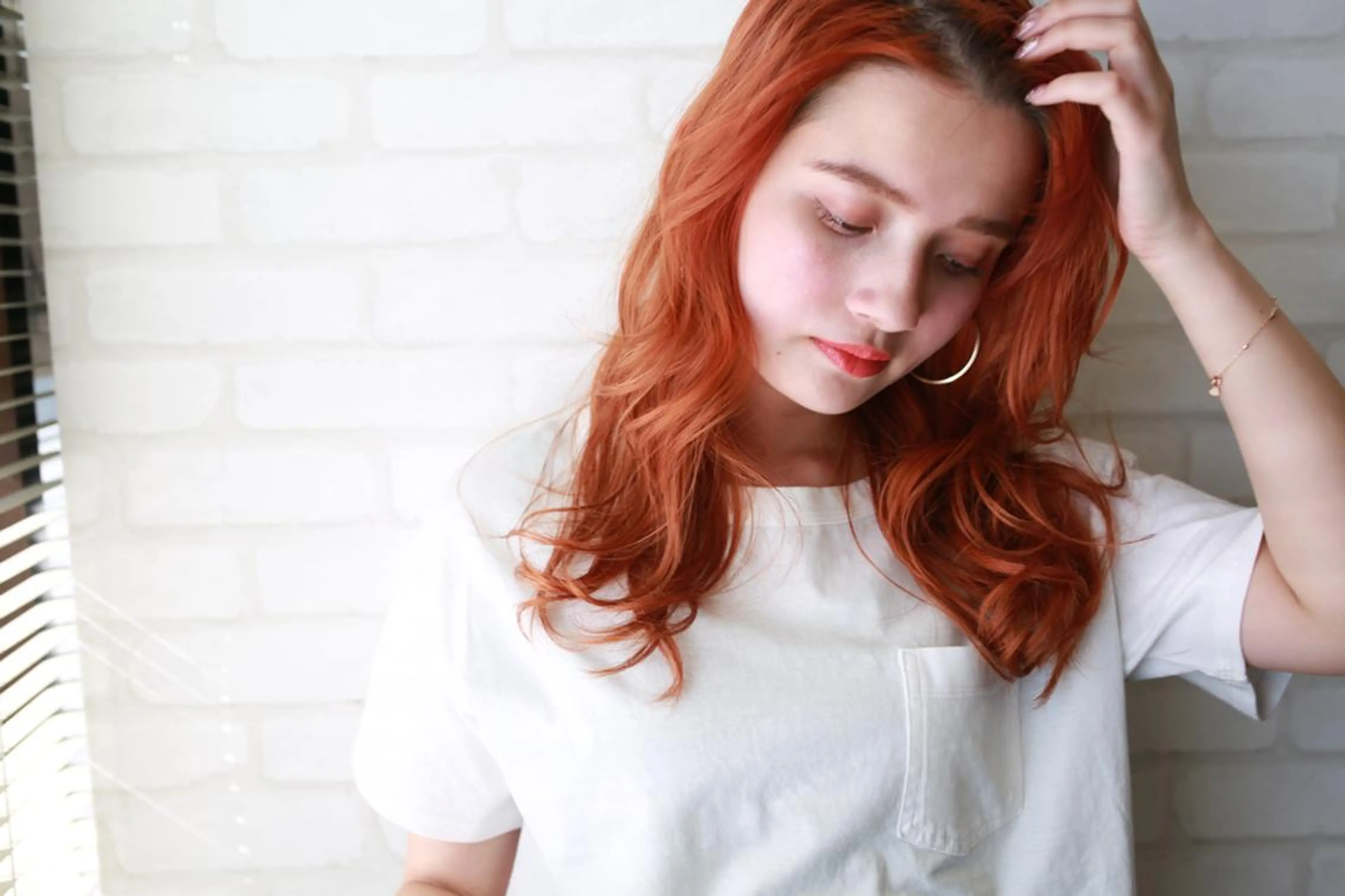 セミロング カラー パーマ ヘアアレンジ 大久保寿高✨ なりたい色を叶える✨のヘアスタイル