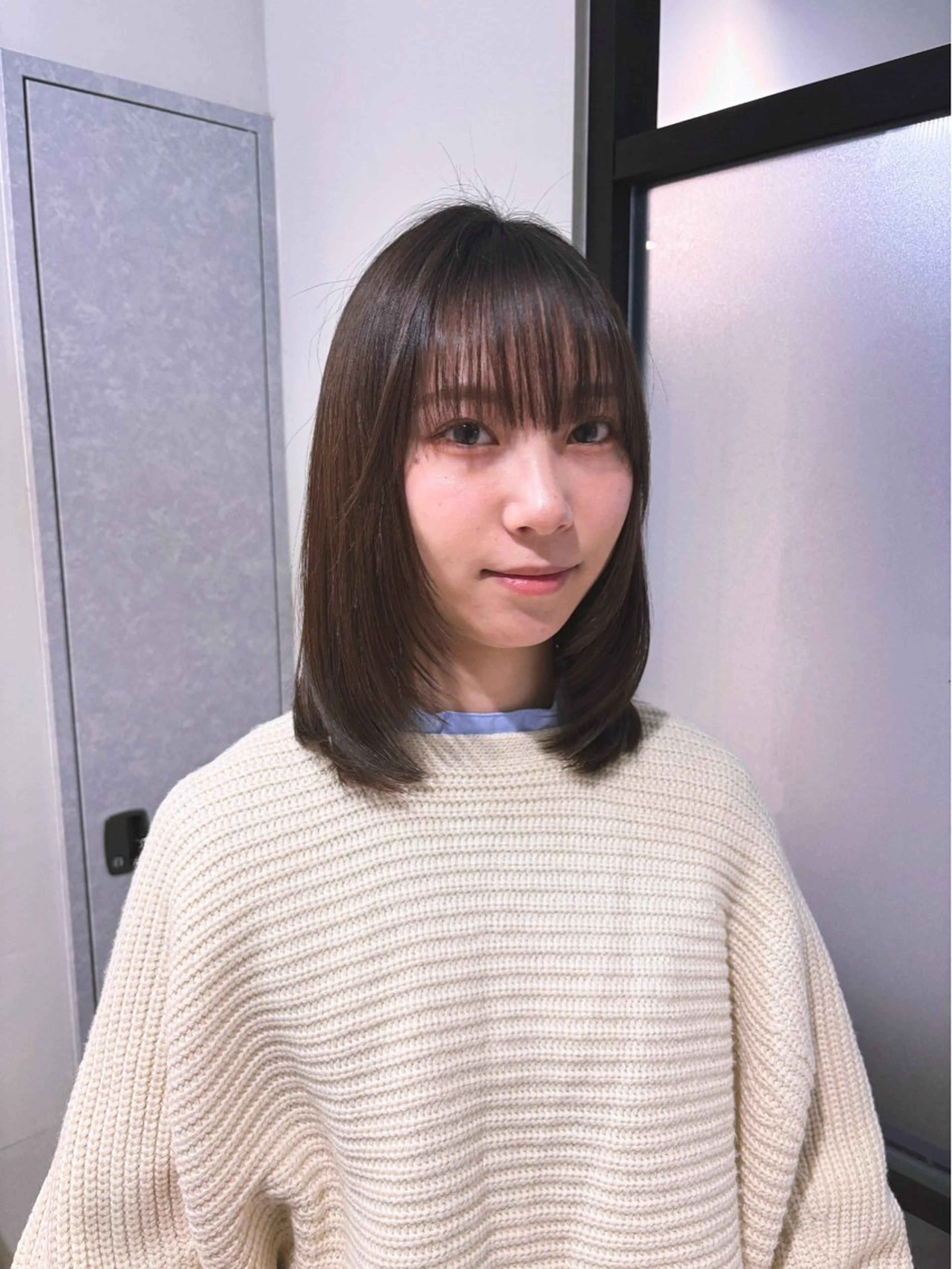 ミディアム レイヤーカット ぬくい せいな💫のヘアスタイル