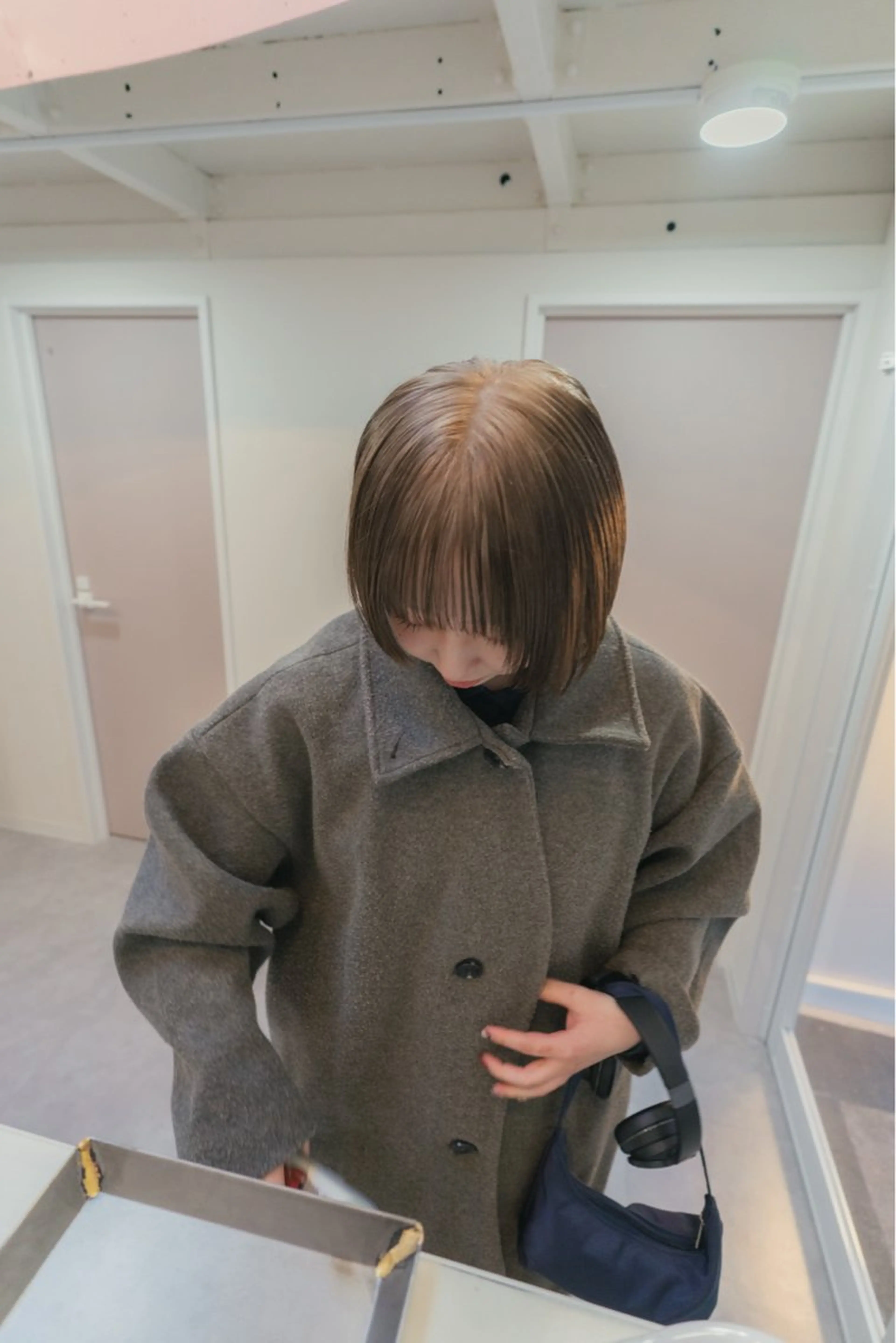 ショート ボブ kyon.hair 韓国カットカラーのヘアスタイル