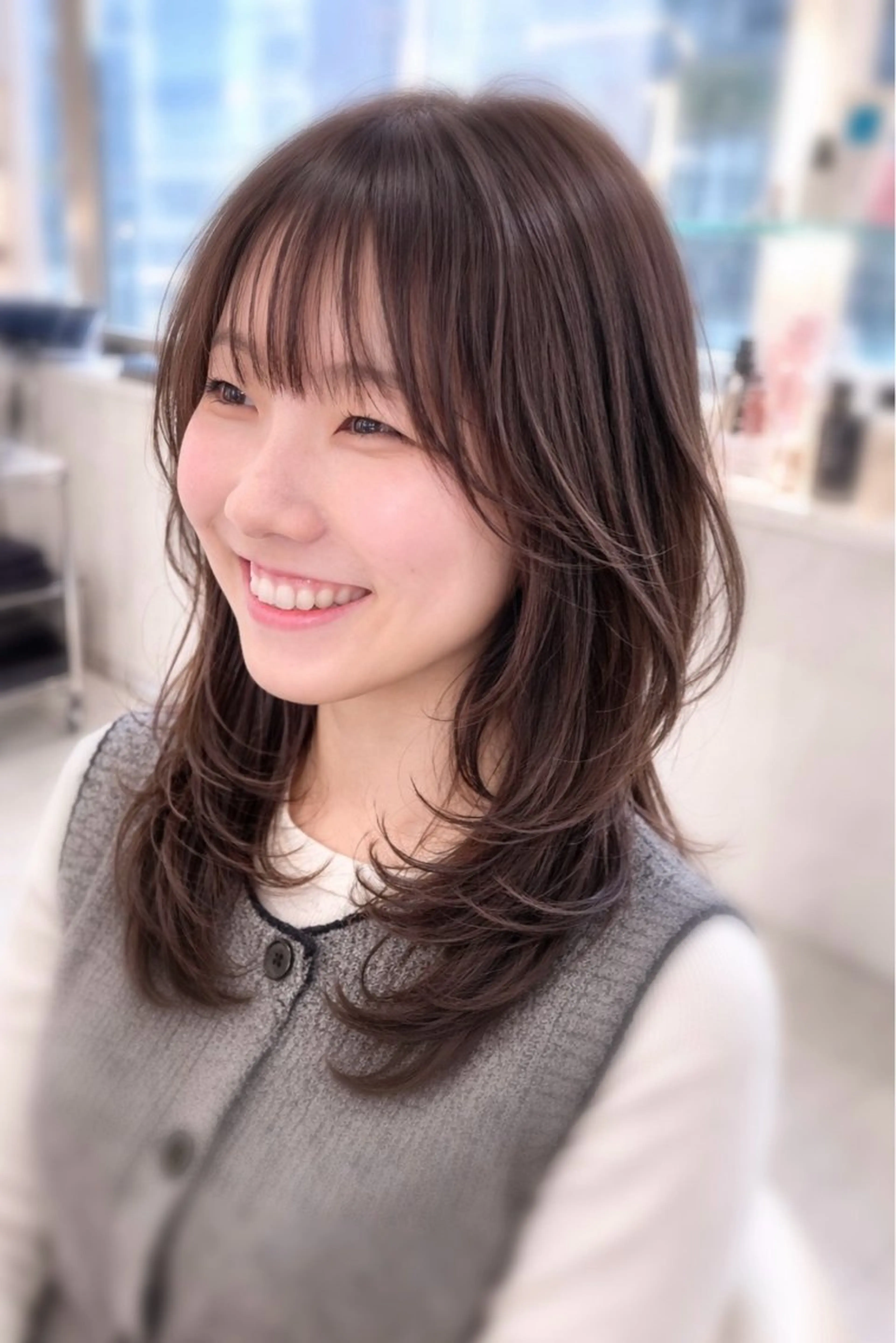 セミロング 💈髪質改善メニュー 佐藤 萌💈のヘアスタイル