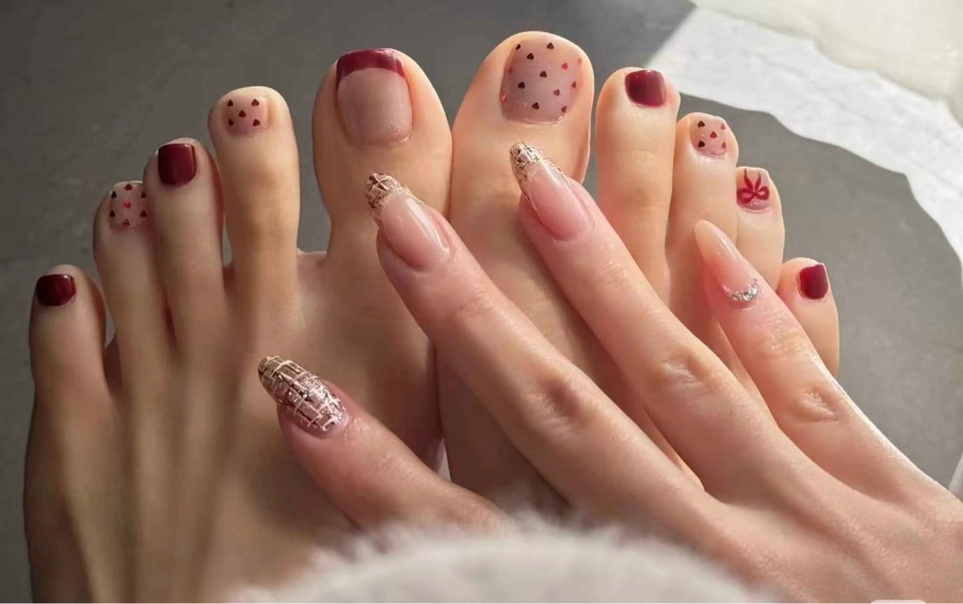 【限定】ハンドデザイン持ち込み💝+フットデザイン持ち込み💕の写真