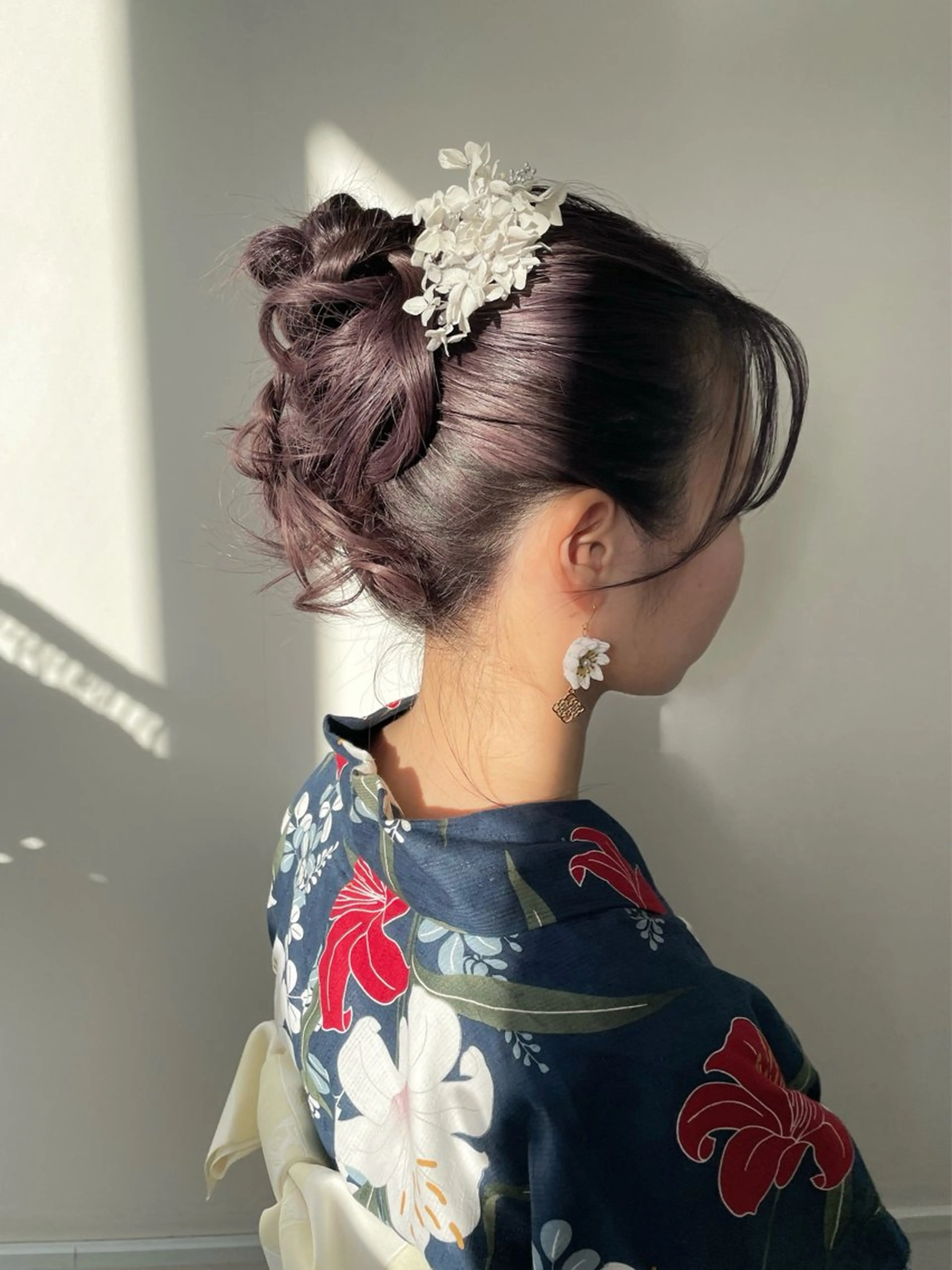 ロング カラー ヘアアレンジ mizu🐾 hair braceのヘアスタイル