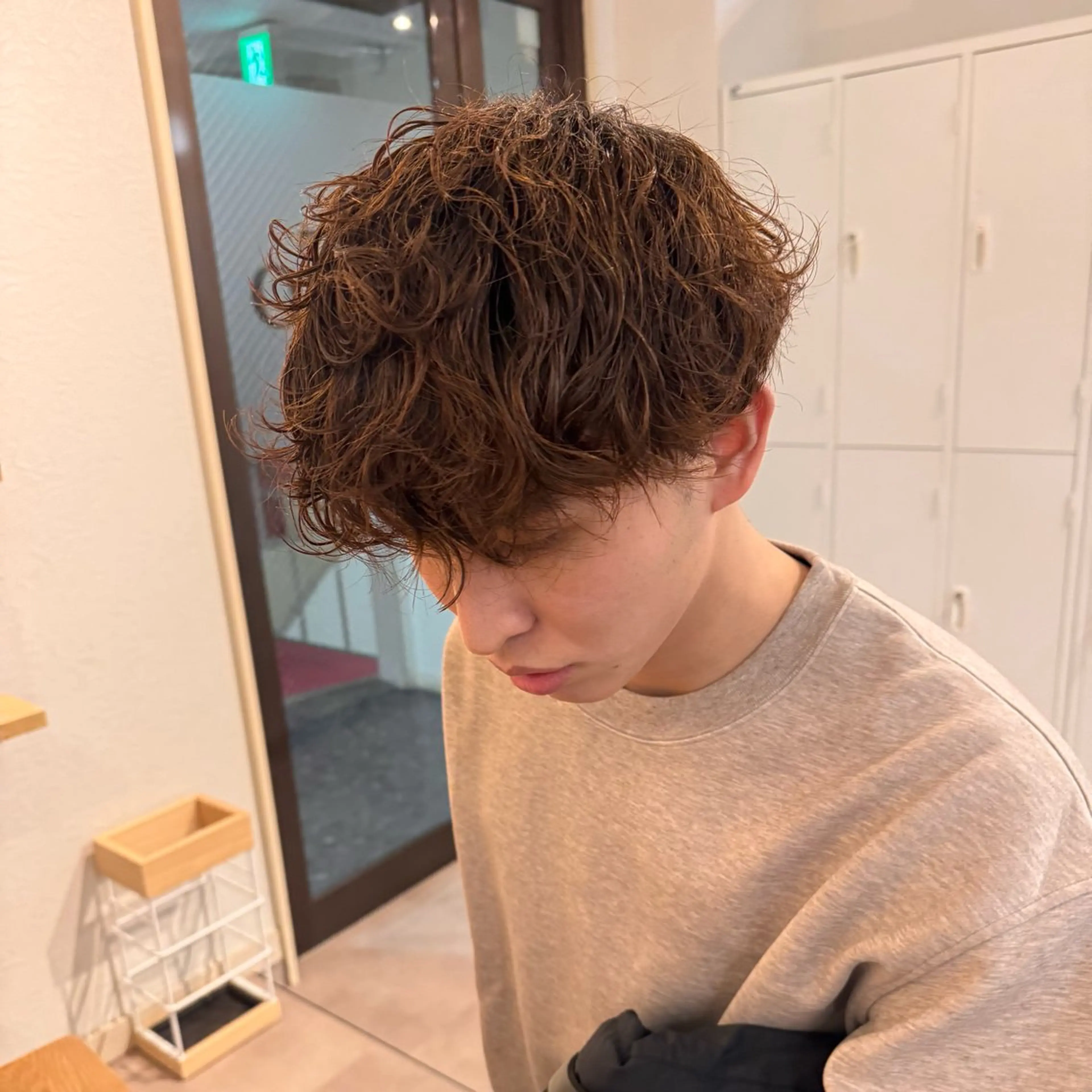 パーマ メンズ メンズパーマ カット パーマ AYAKA/メンズ パーマ/四条烏丸のヘアスタイル