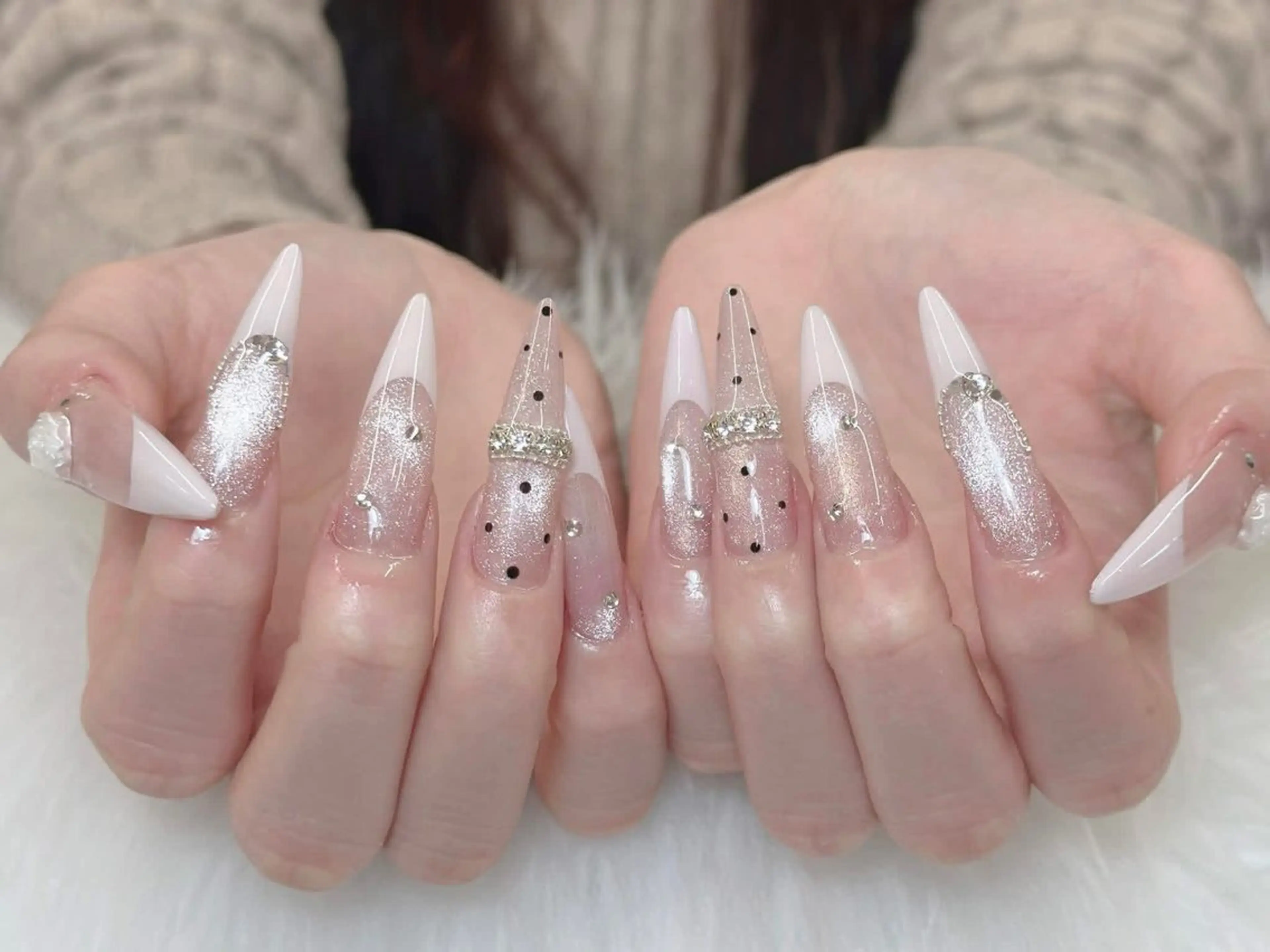 ネイル チークネイル フットネイル フレンチネイル グラデーション 韓国ネイル Yuki nail staffのネイルデザイン