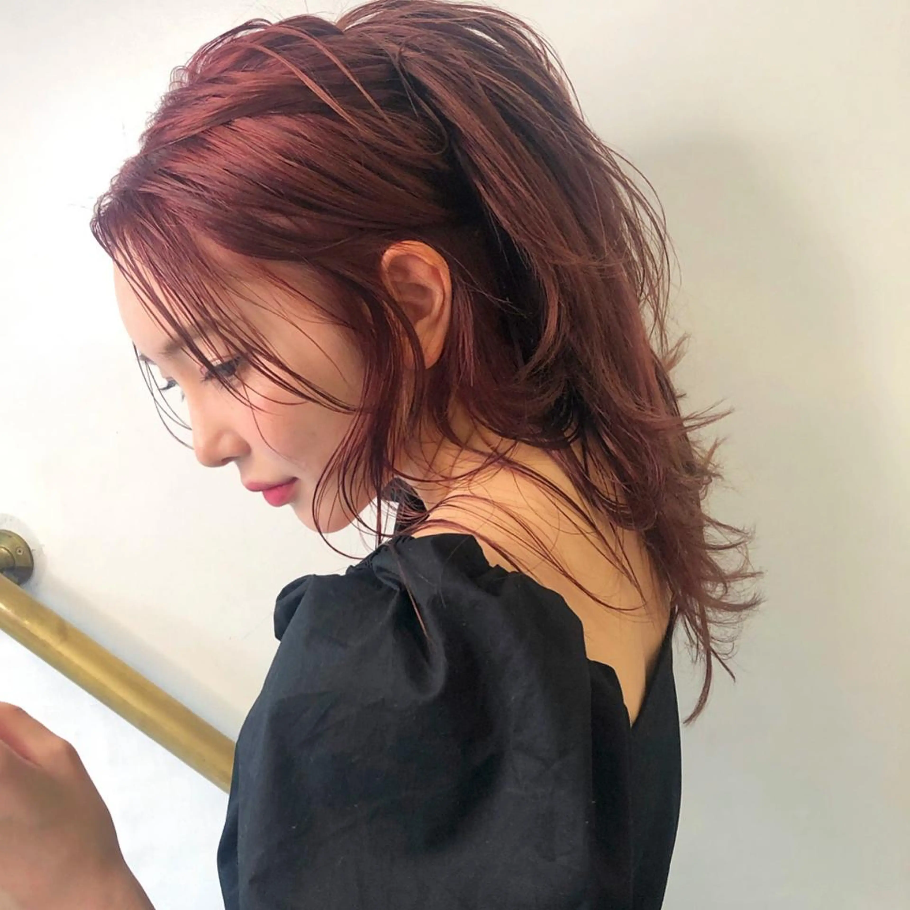 ロング カラー YEAU　PLUS所属・極上の艶髪 RINAのヘアスタイル