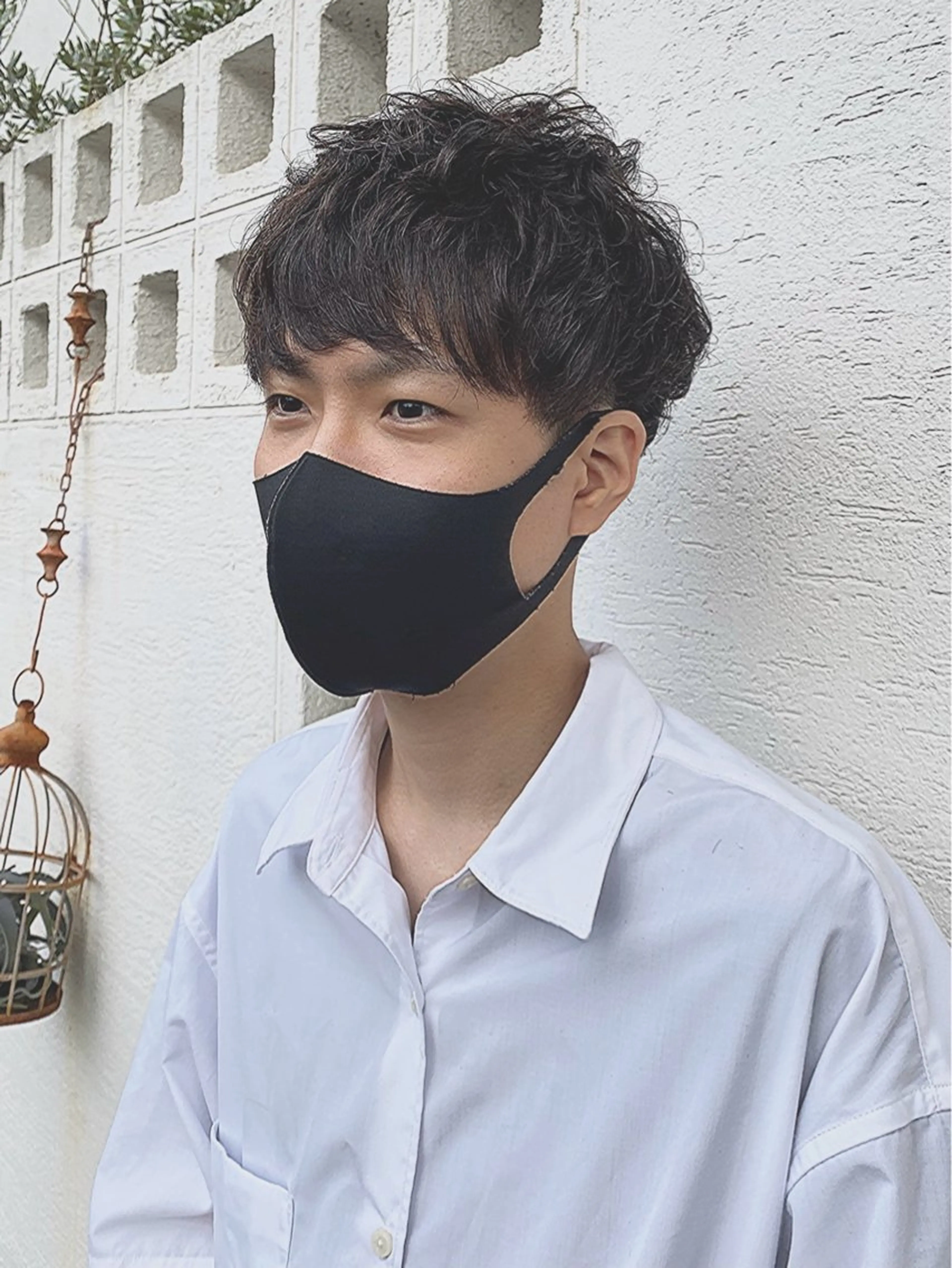 メンズ 柔らかい艶暖色 レイヤー🫧姫汝のヘアスタイル