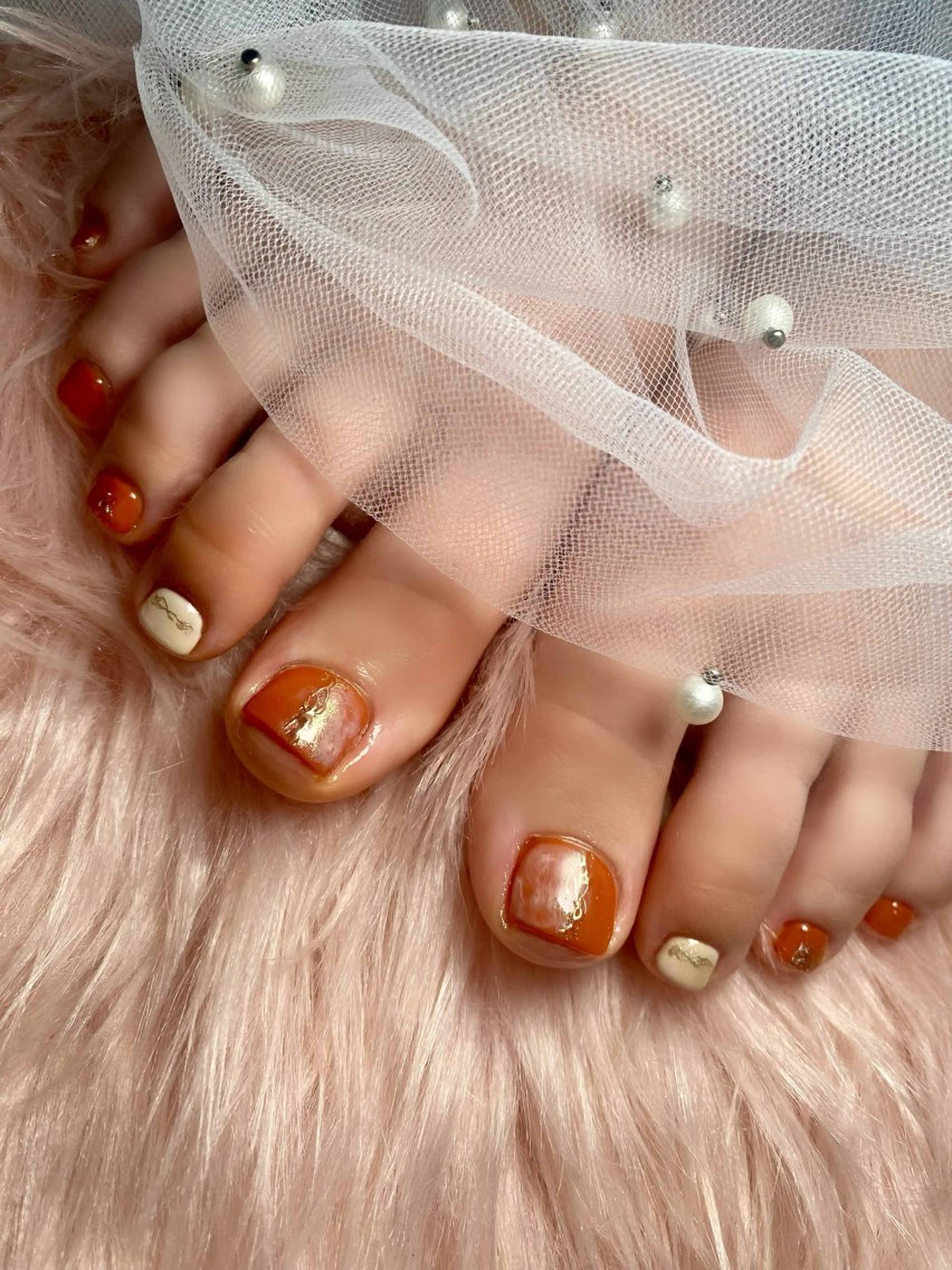 ネイル フットネイル mille feuilleのネイルデザイン