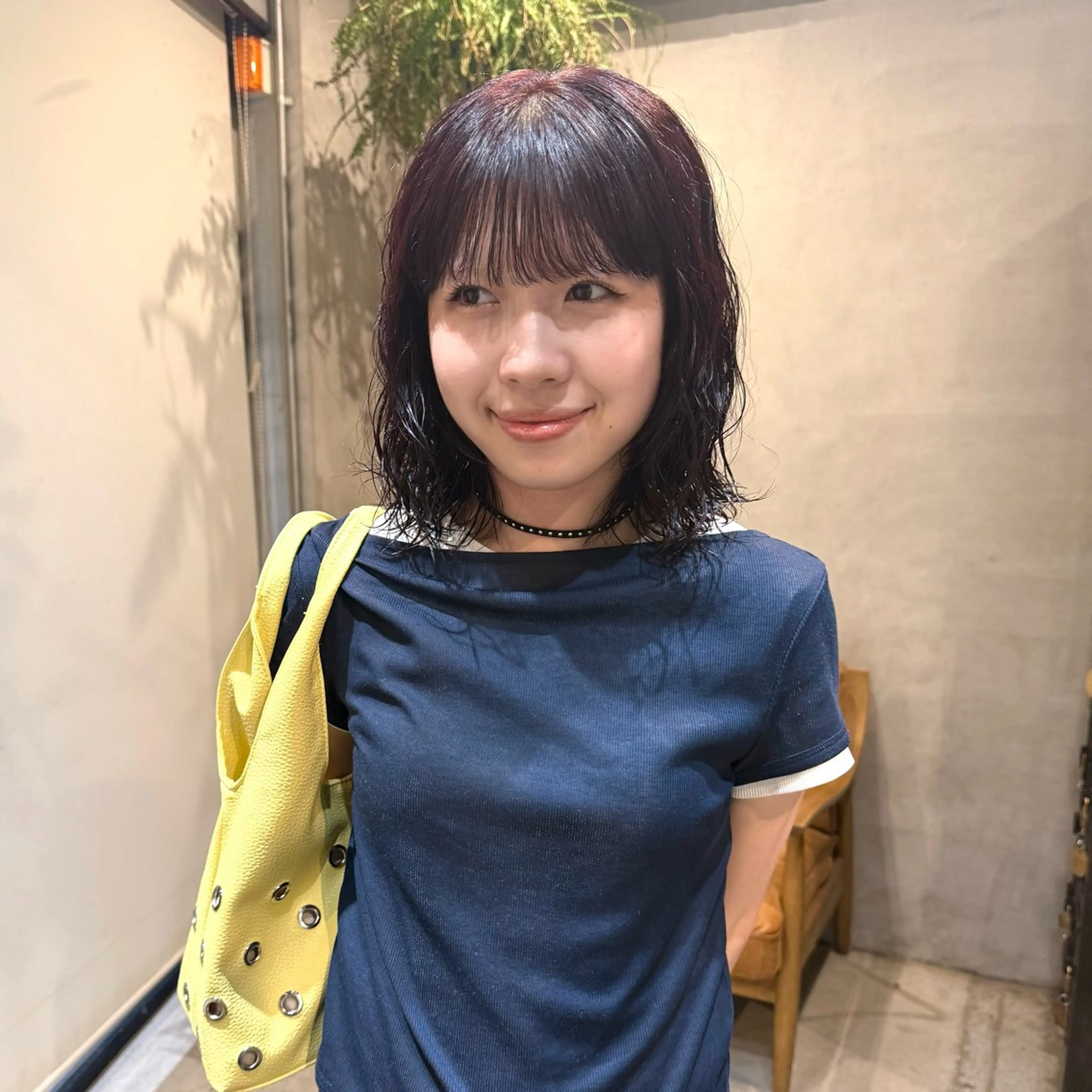 カラー 平野 美羽 /ボブカットモデルのヘアスタイル