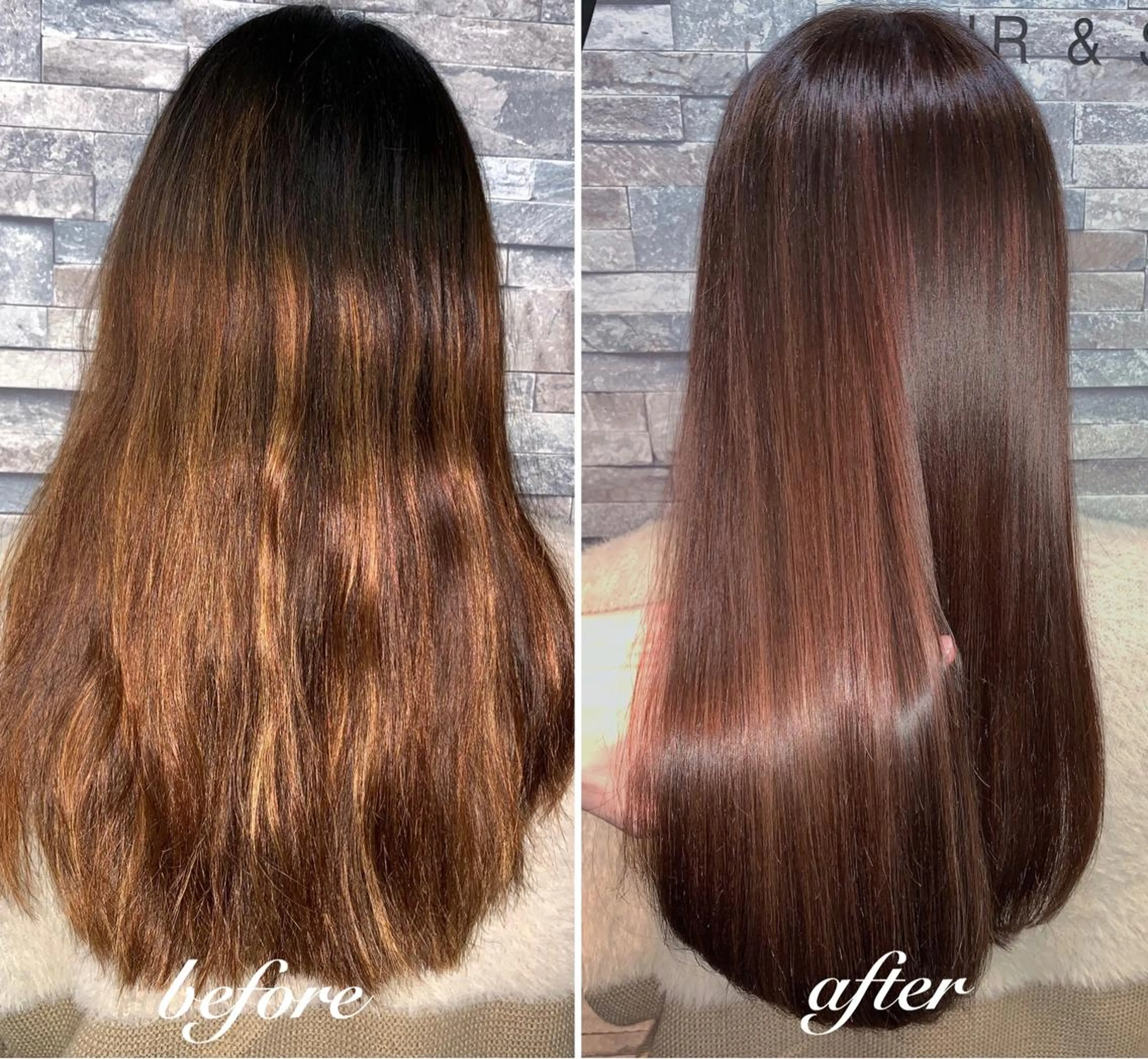 ロング レイヤーカット× 髪質改善たもりのヘアスタイル