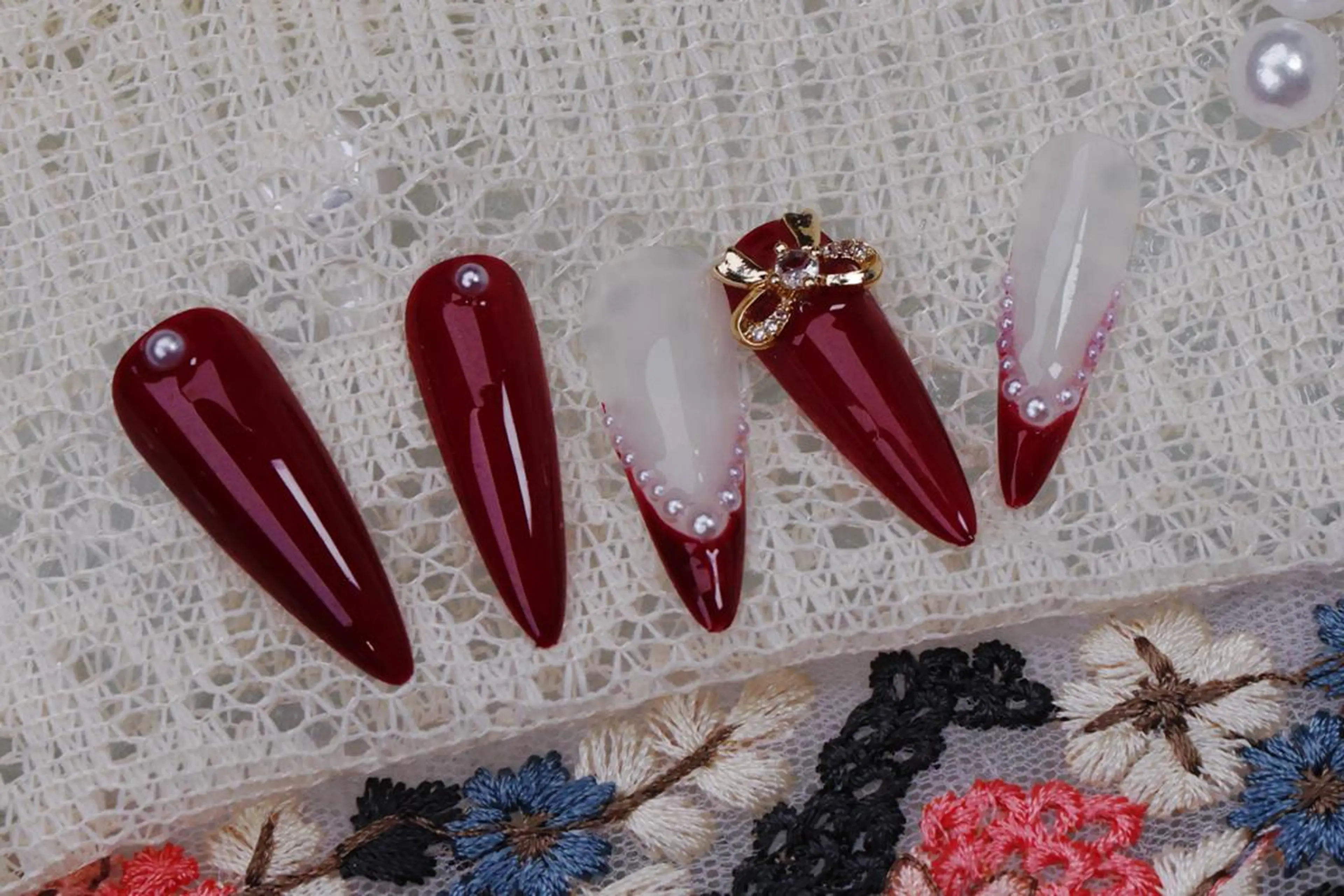 ネイル ハロウィン ロングネイル マグネットネイル スカルプネイル ネイルチップ MSSugar Nailのネイルデザイン