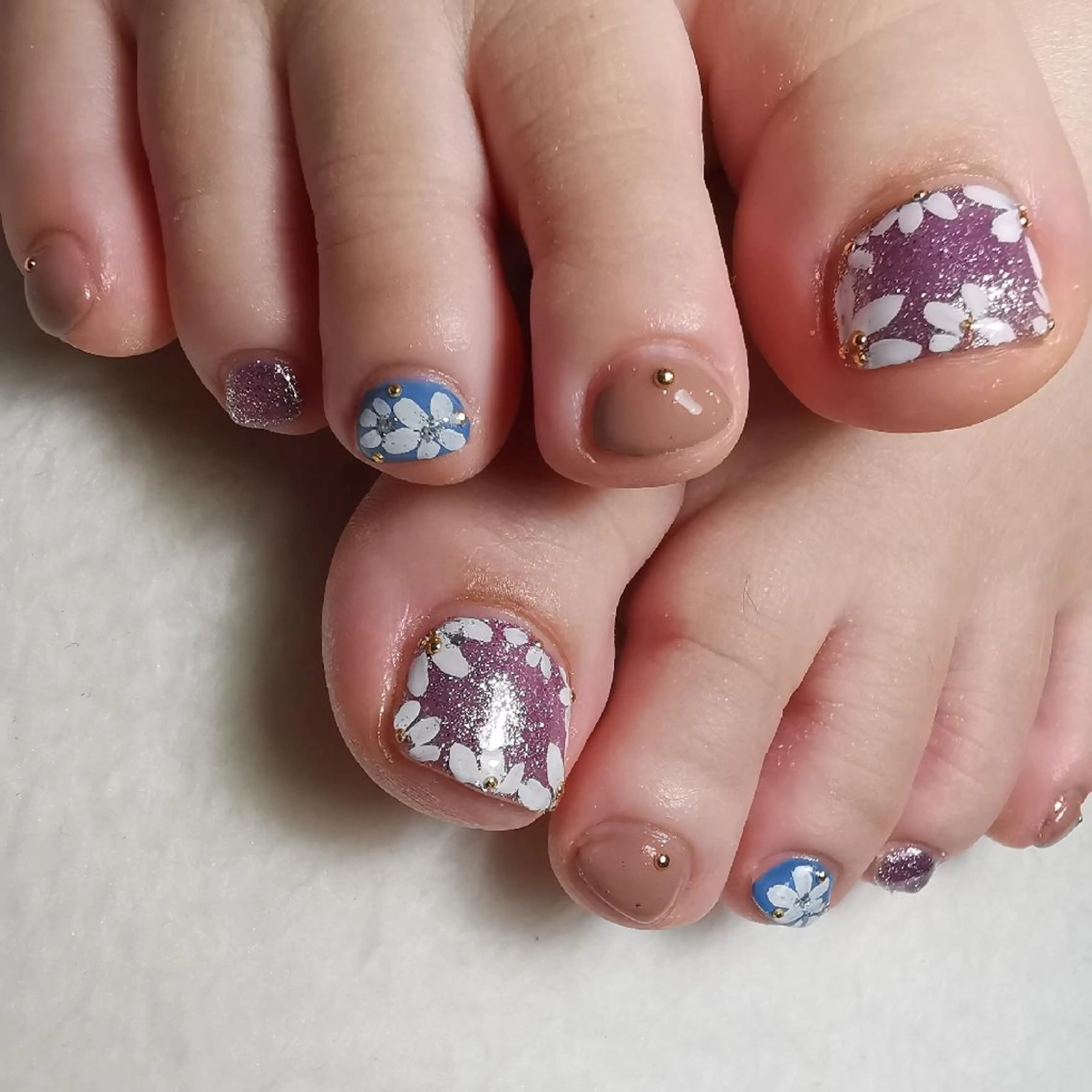 ネイル 持ち込み フットネイル reve あやののネイルデザイン