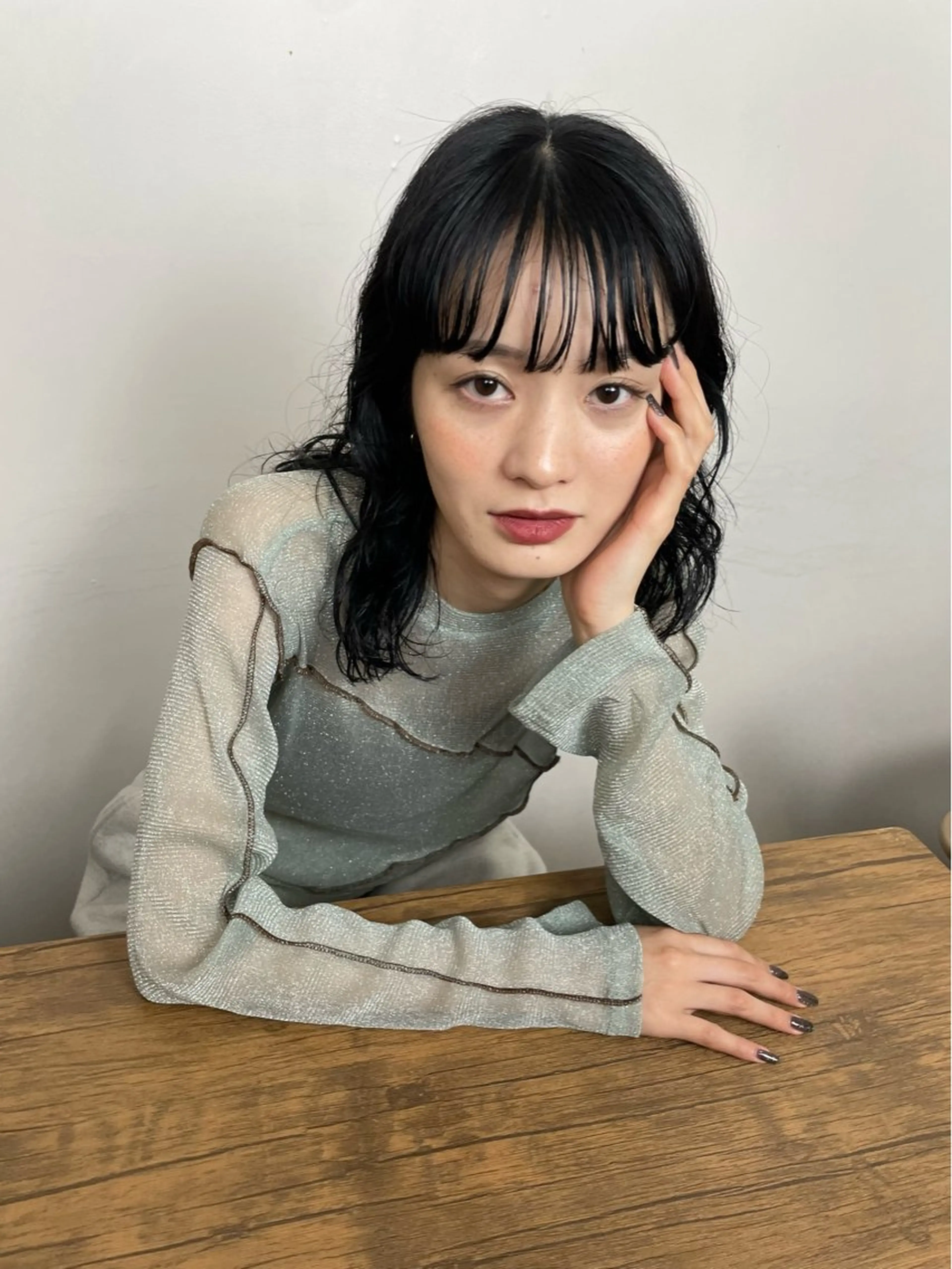 ミディアム パーマ Sana 🦢のヘアスタイル