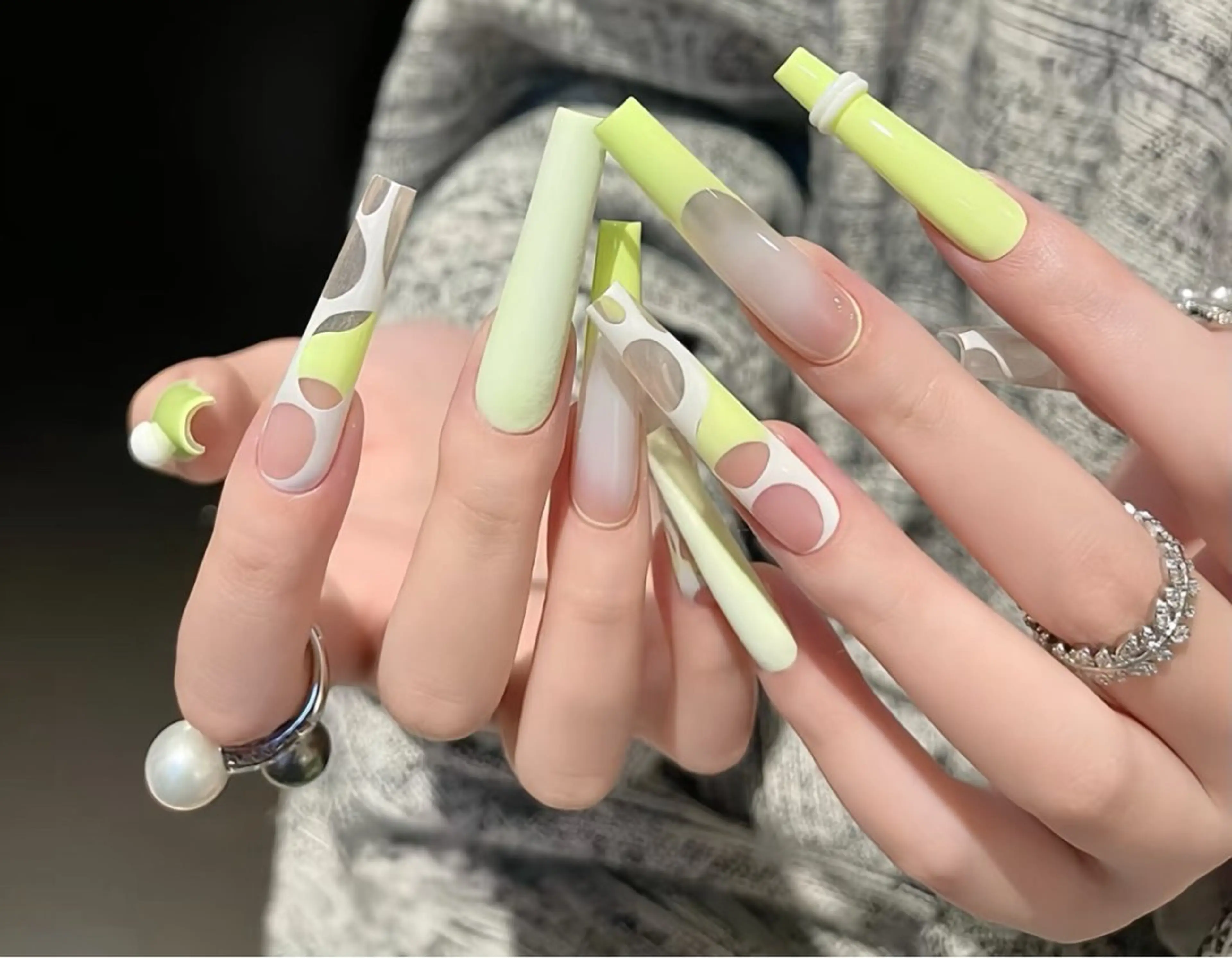 ネイル ハンドネイル 長さだし専門店 M2　rikaのネイルデザイン