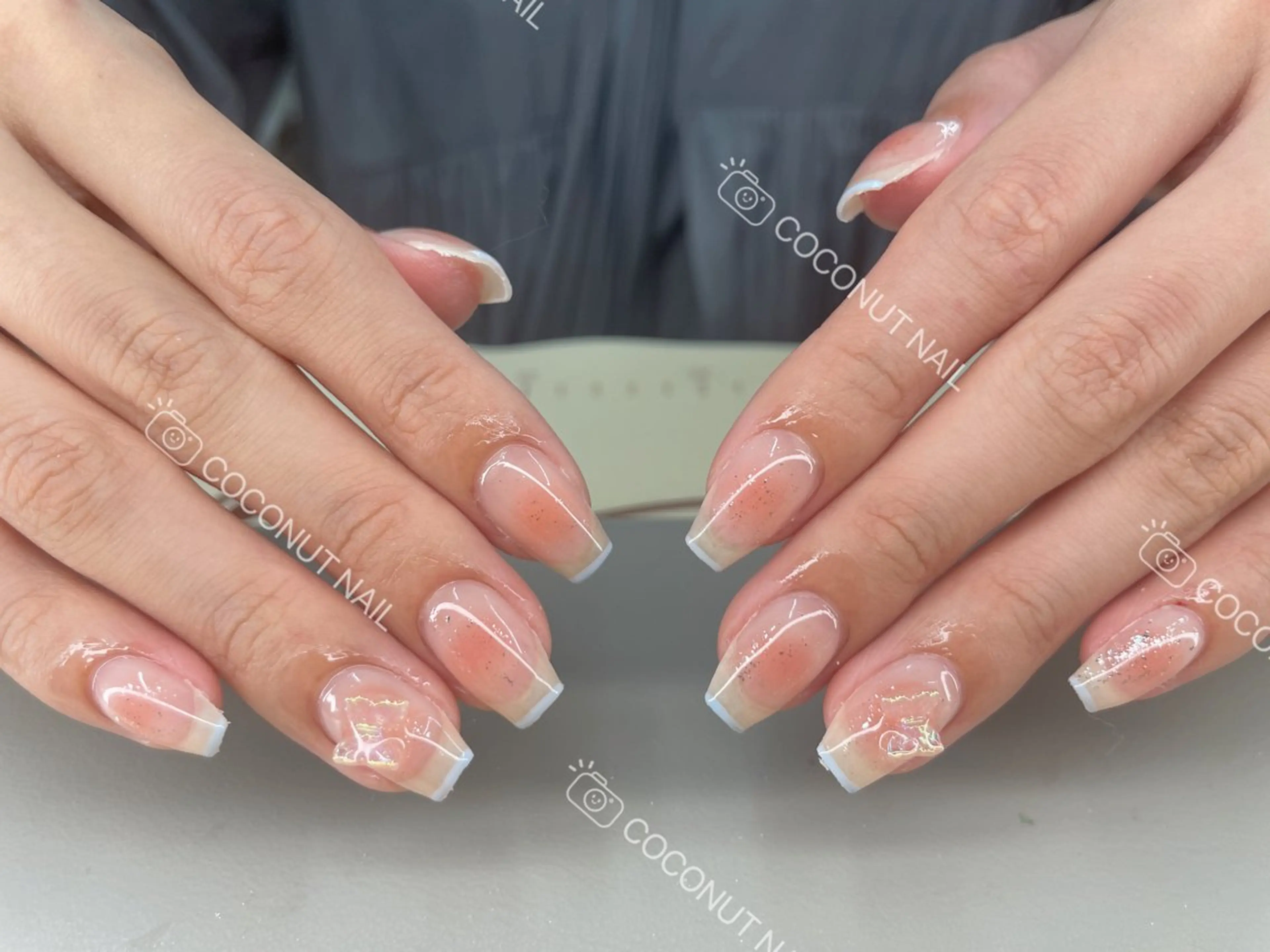 ネイル ハンドネイル 神田 ココナッツのネイルデザイン