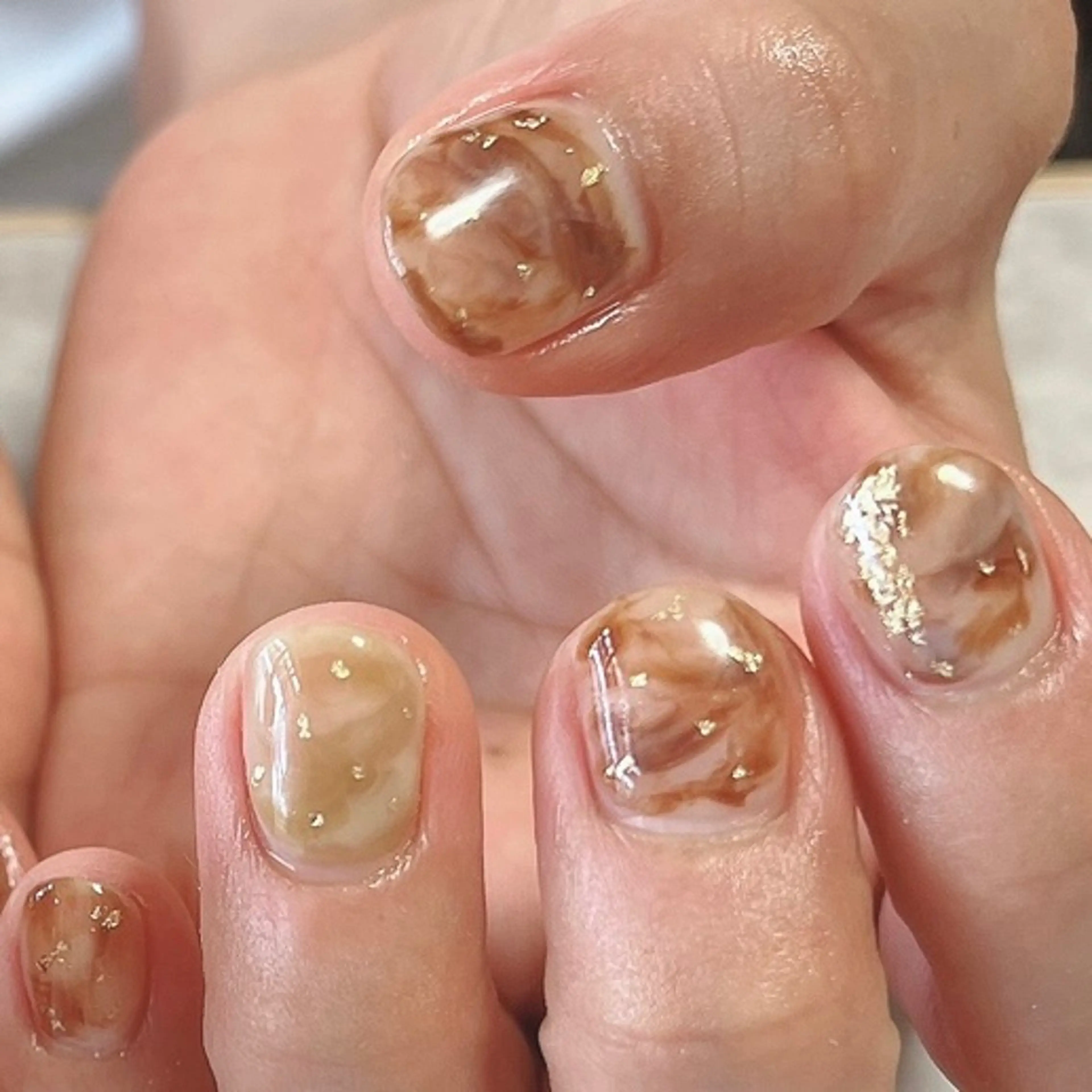 ネイル ❁miju nail 大人上品/自爪育成のネイルデザイン