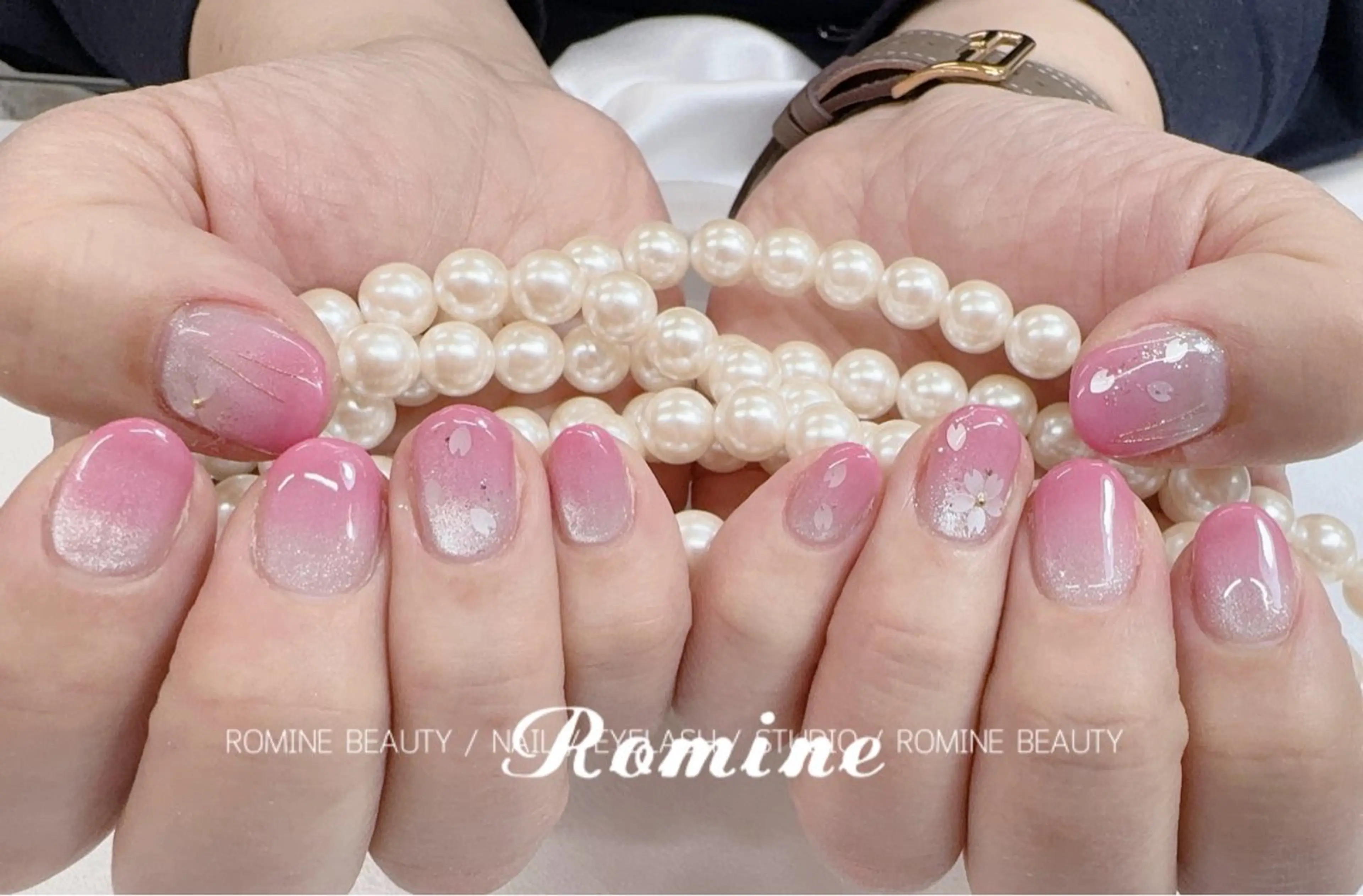 ネイル ハンドネイル Romine アイラッシュ&ネイルのマツエク・マツパデザイン