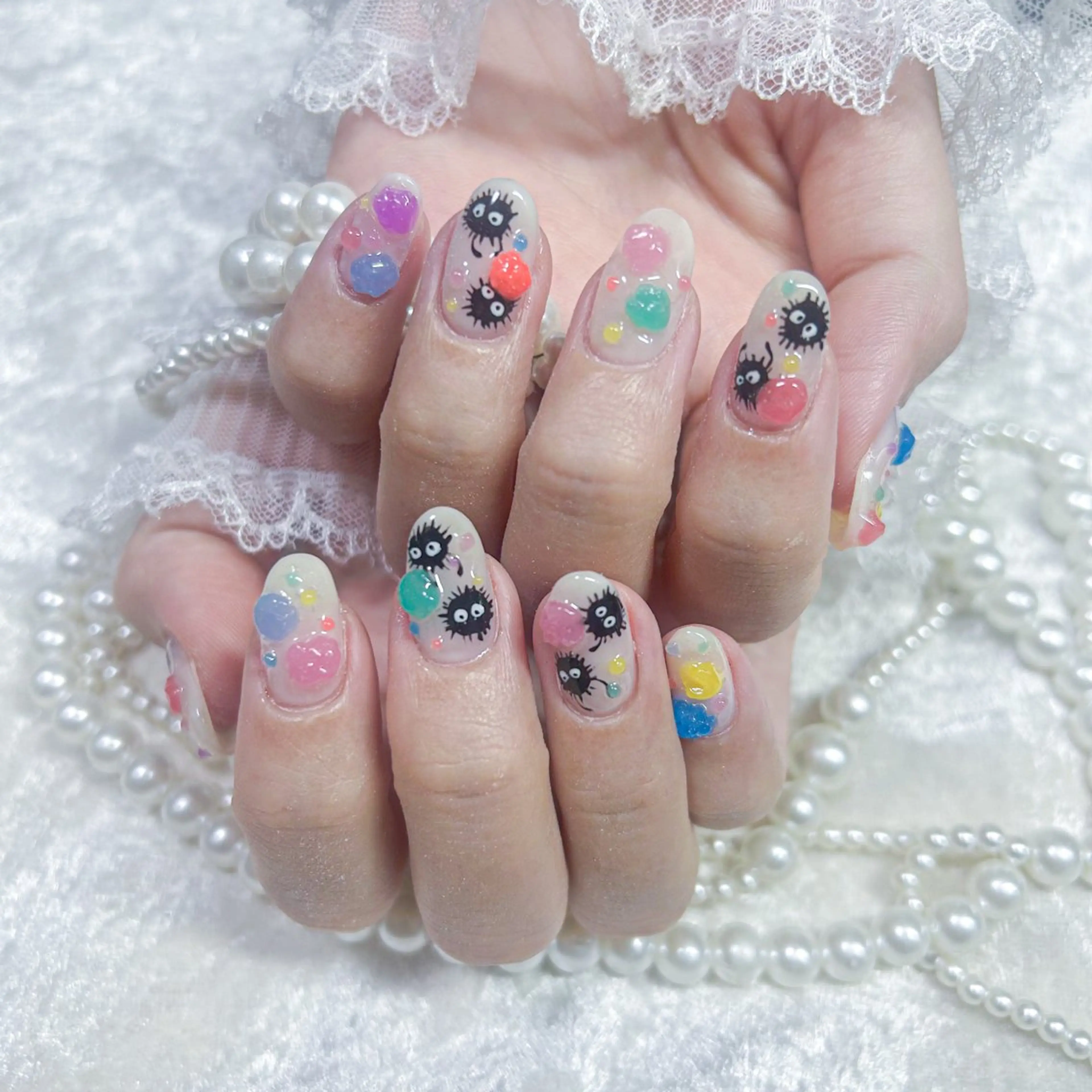 ネイル アートネイル 長さ出し フットネイル 韓国ネイル マグネットネイル Minami 🍓のネイルデザイン