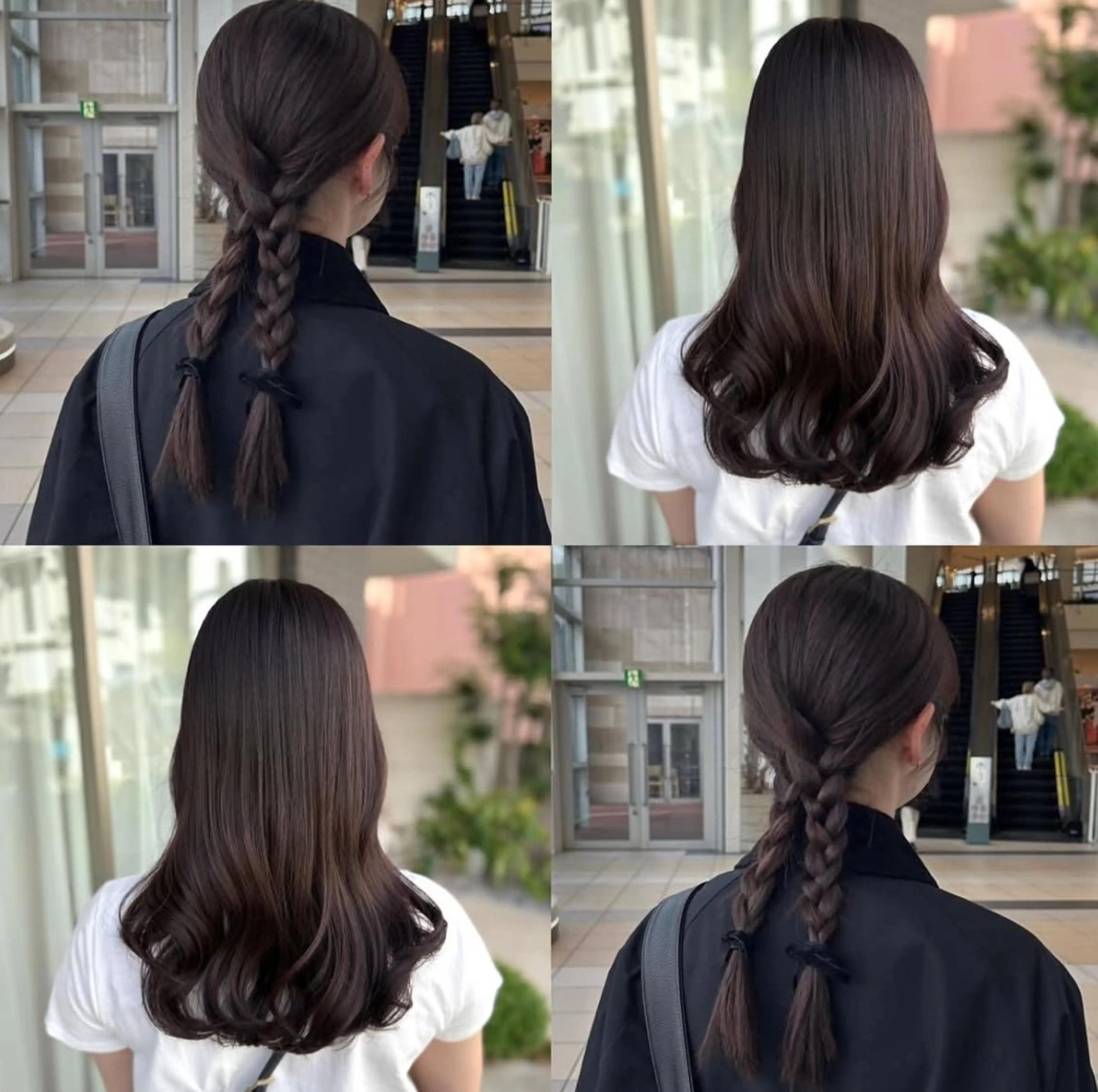 セミロング カラー グレージュ ラベンダーカラー ラベンダーグレージュ ラベンダーグレー カット ヘアカラー トリートメント グレージュ/レイヤー /韓国ヘア/RISAのヘアスタイル