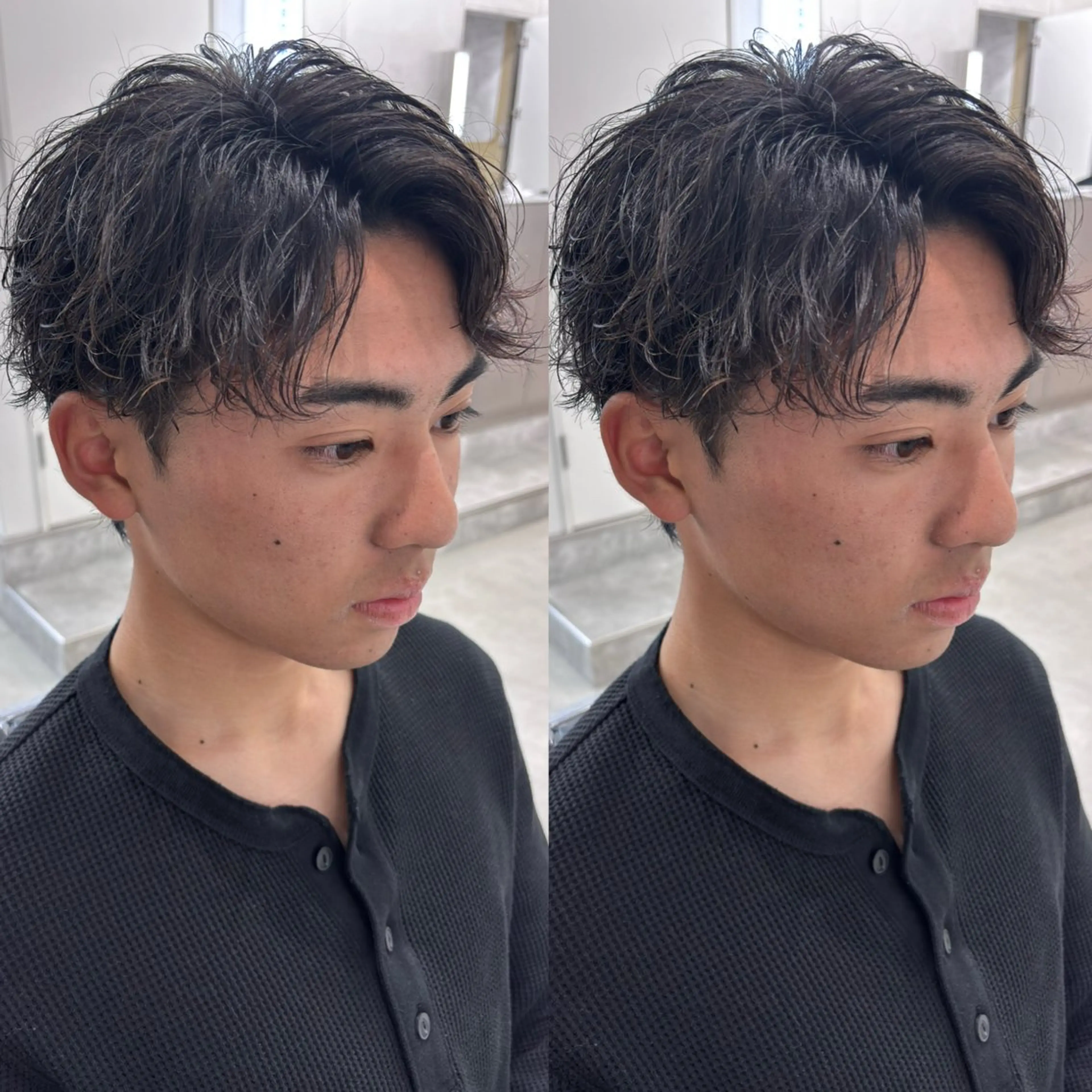 パーマ メンズ パーマ 🔥波巻き/ツイスパ 特化🔥メンズパーマのヘアスタイル