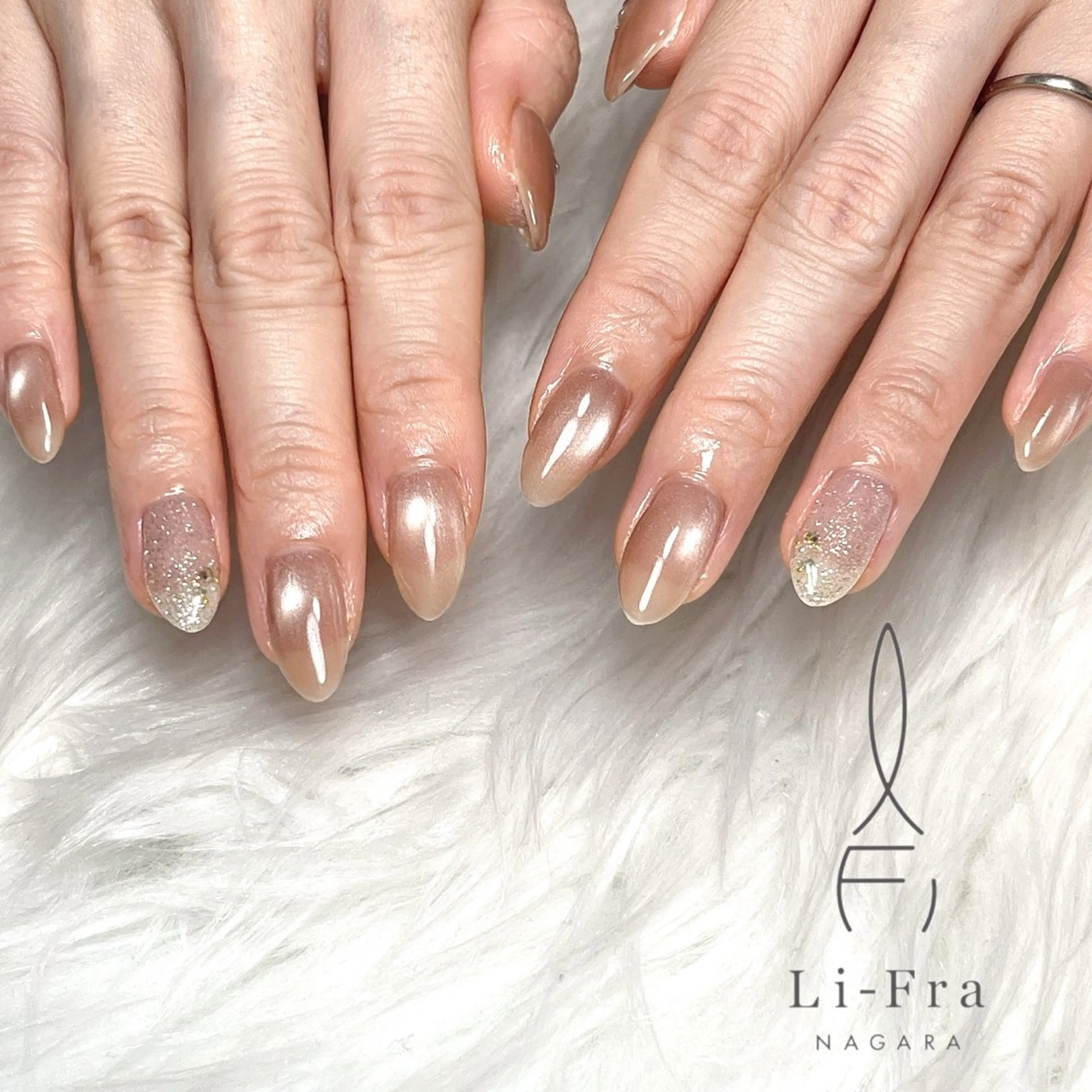 ネイル ハンドネイル フットネイル Li-Fra JINNOのネイルデザイン