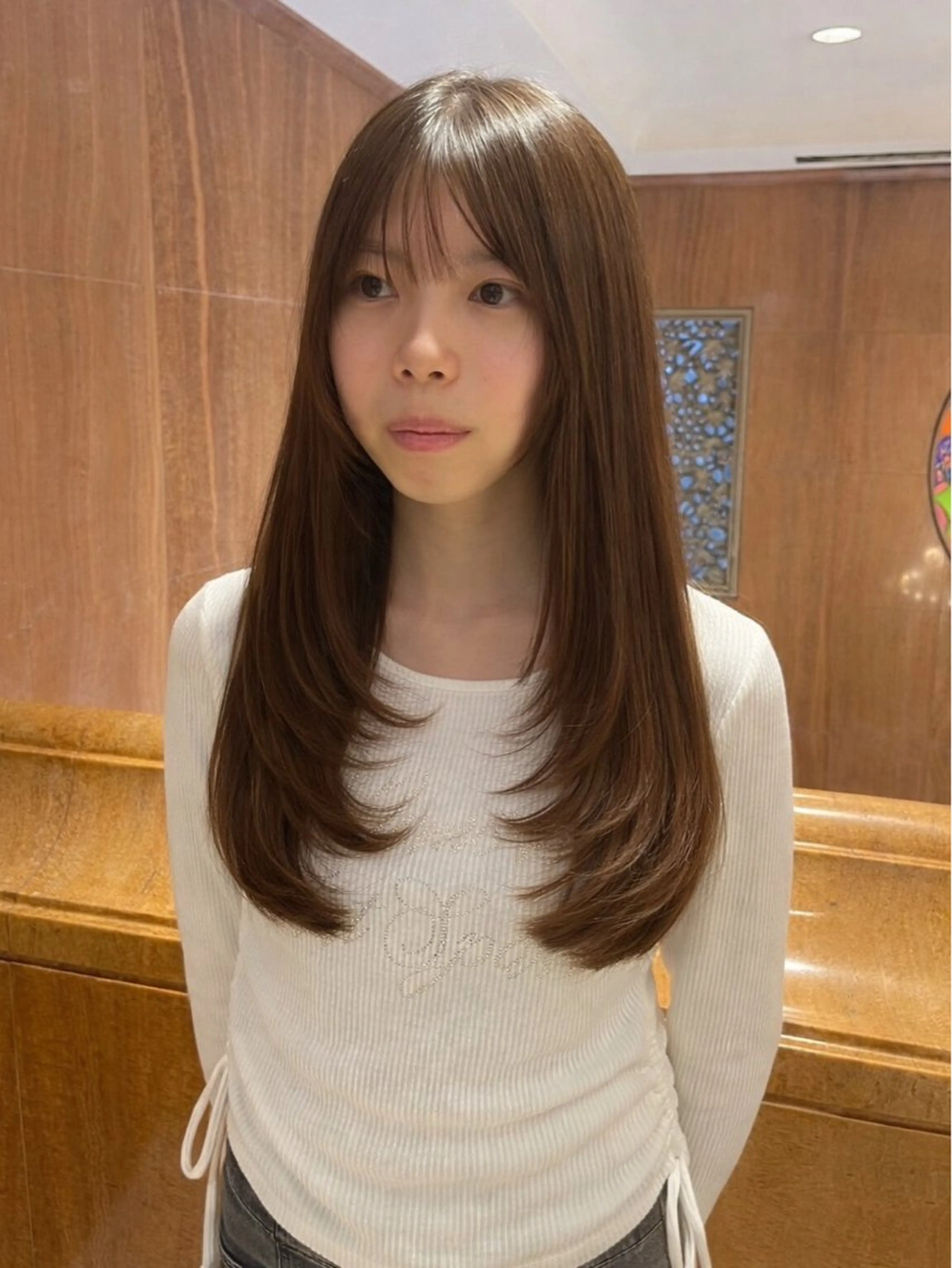 ロング カット 阪倉 美玲のヘアスタイル