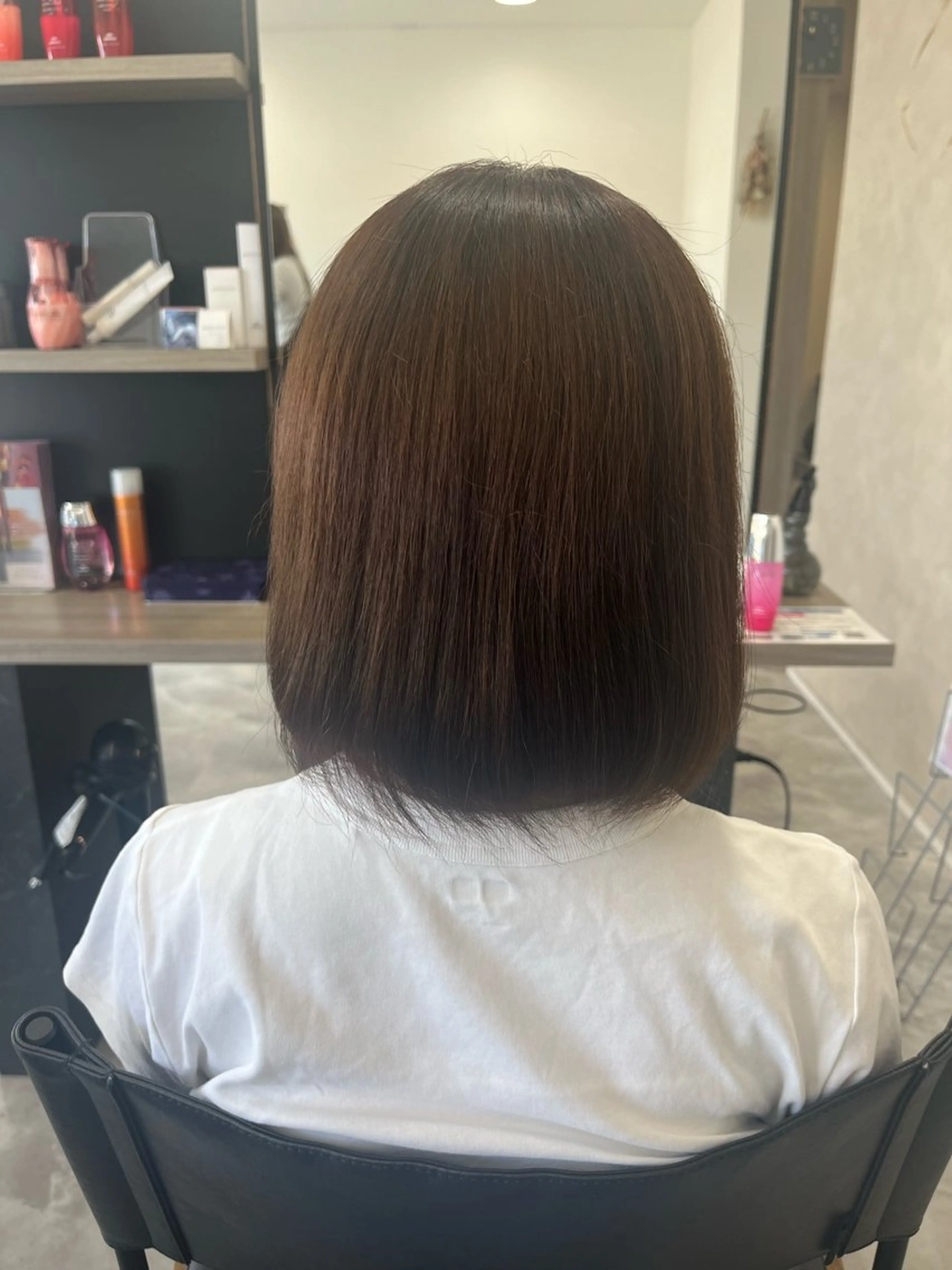 ミディアム カラー ヘアカラー ヘッドスパ Yumi/艶髪/ 透明感カラー🤍のヘアスタイル