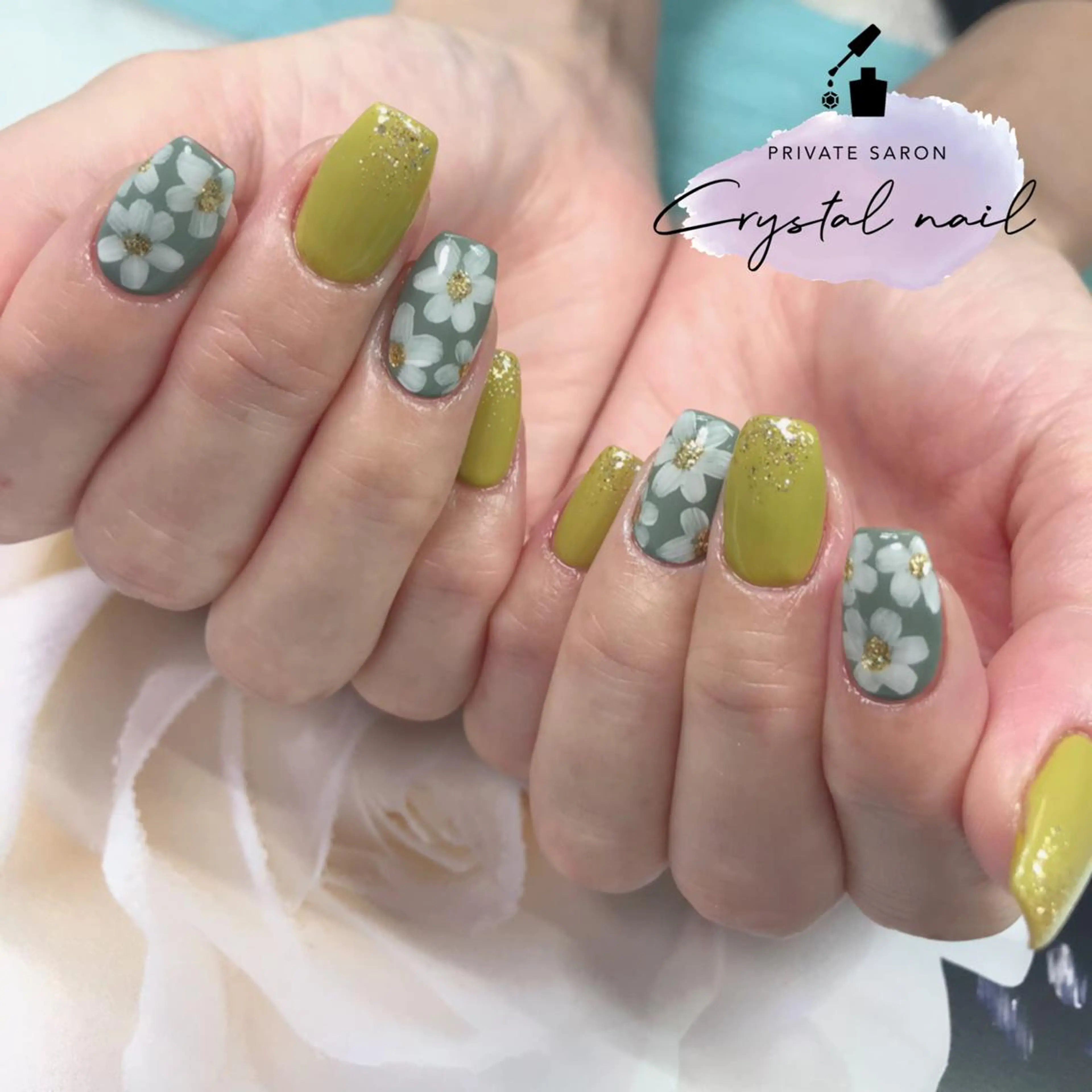 ネイル ラメ(グリッター) ハンドネイル SCENERY NAILのネイルデザイン