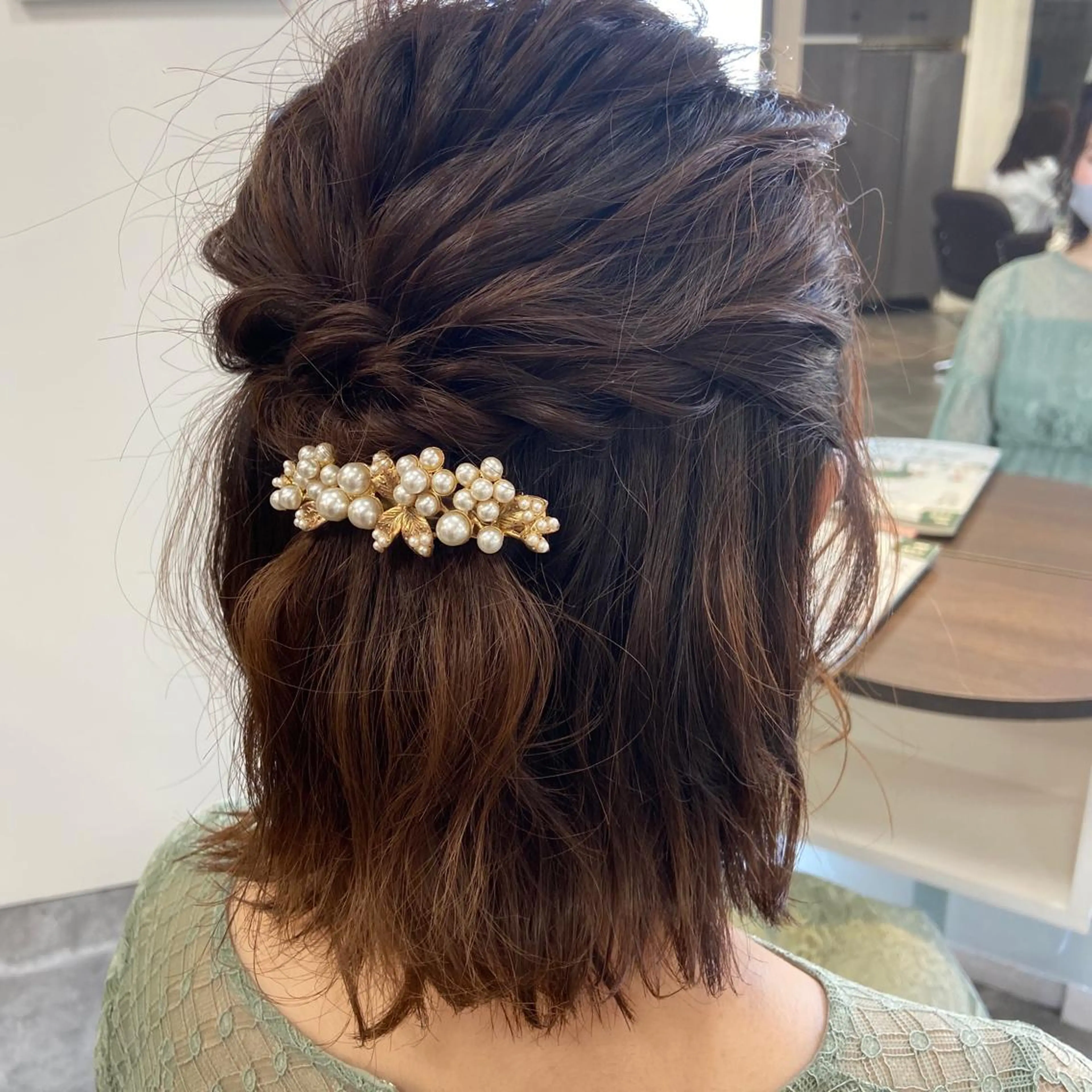 ショート ヘアアレンジ 眠れるヘッドスパ✨ chacoのヘアスタイル