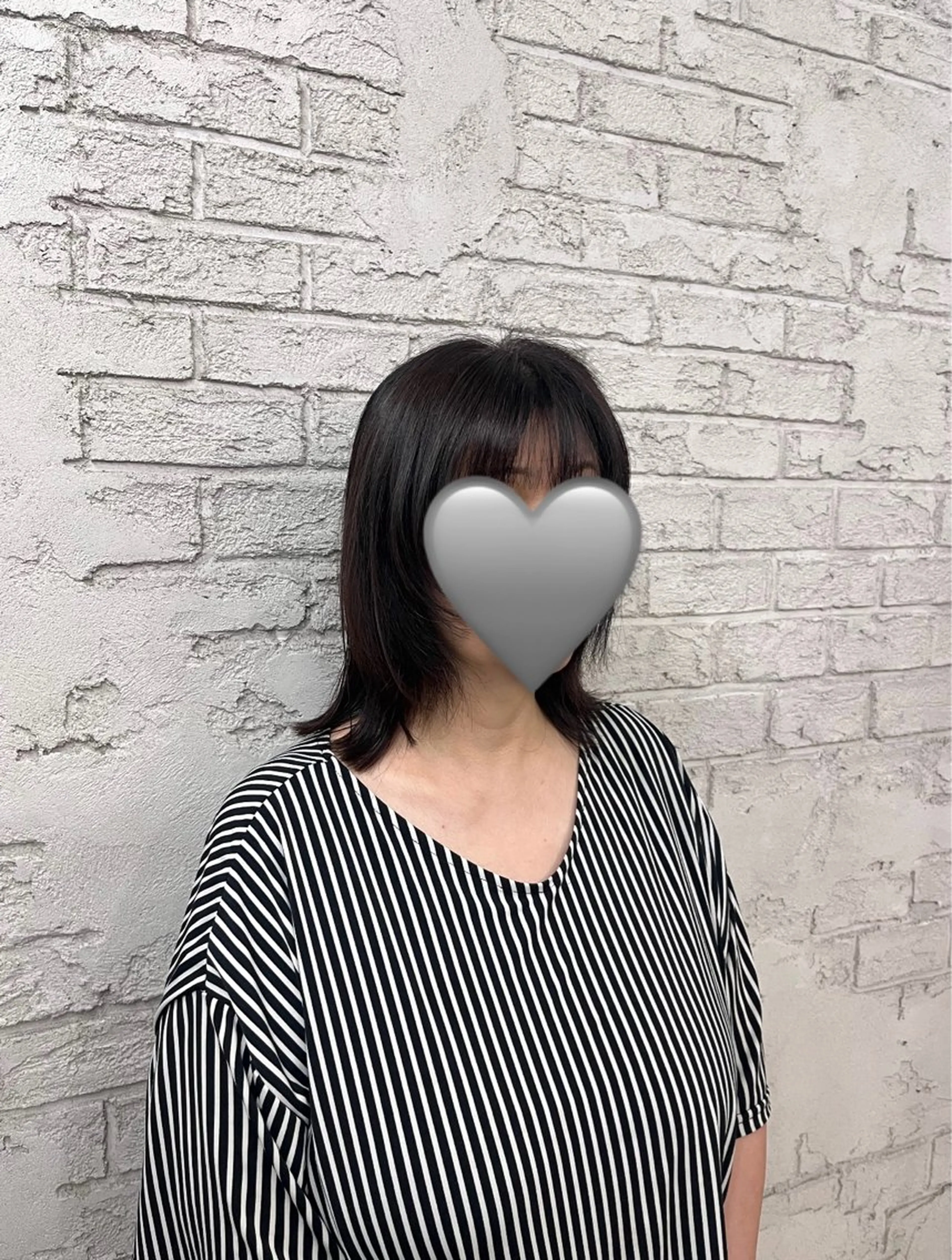 セミロング 韓国風ヘア レイヤーカット ボブカットモデル募集 🩵AKIHO🩵のヘアスタイル