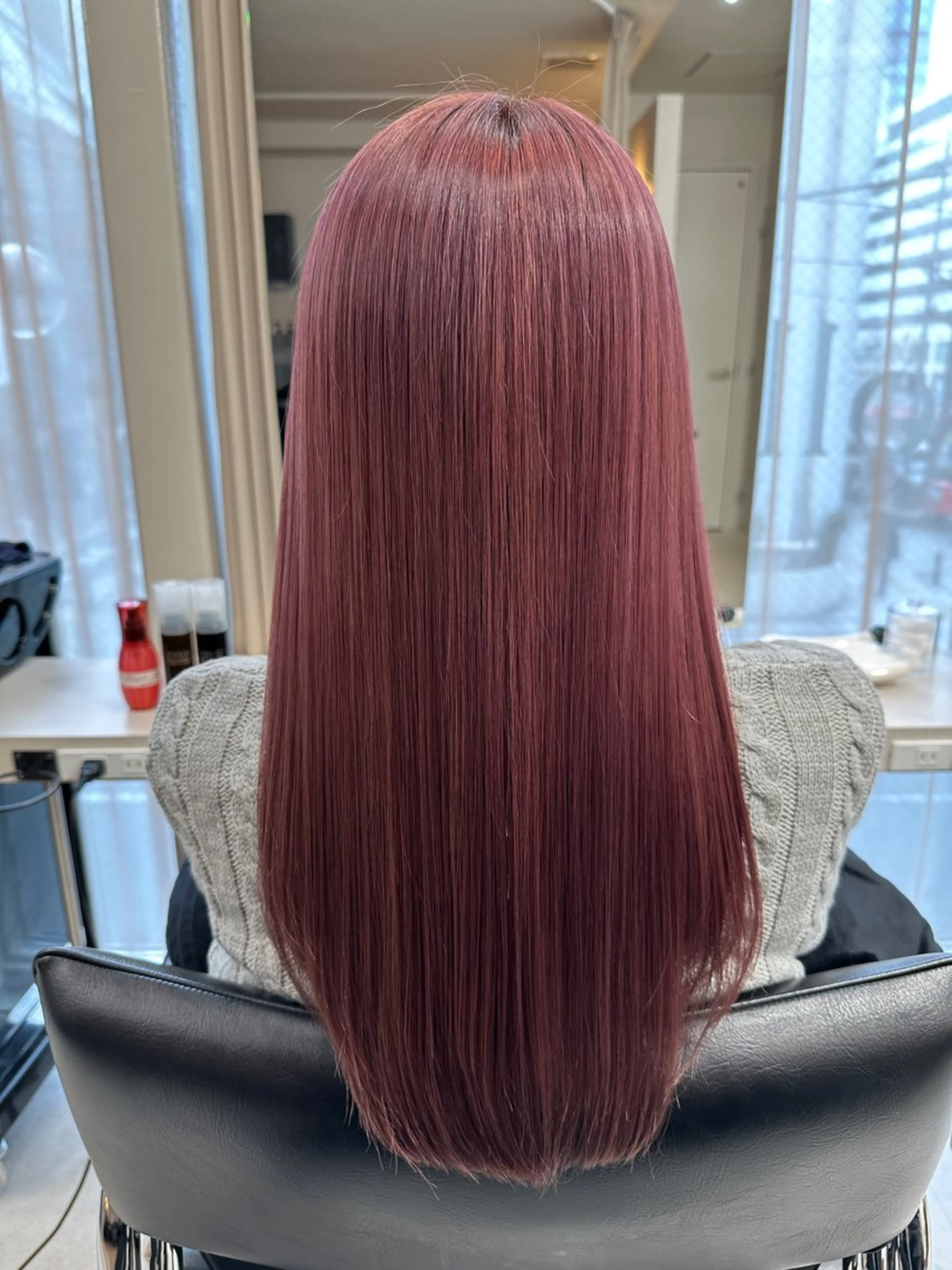 ロング カラー haru 髪質改善サロンのヘアスタイル