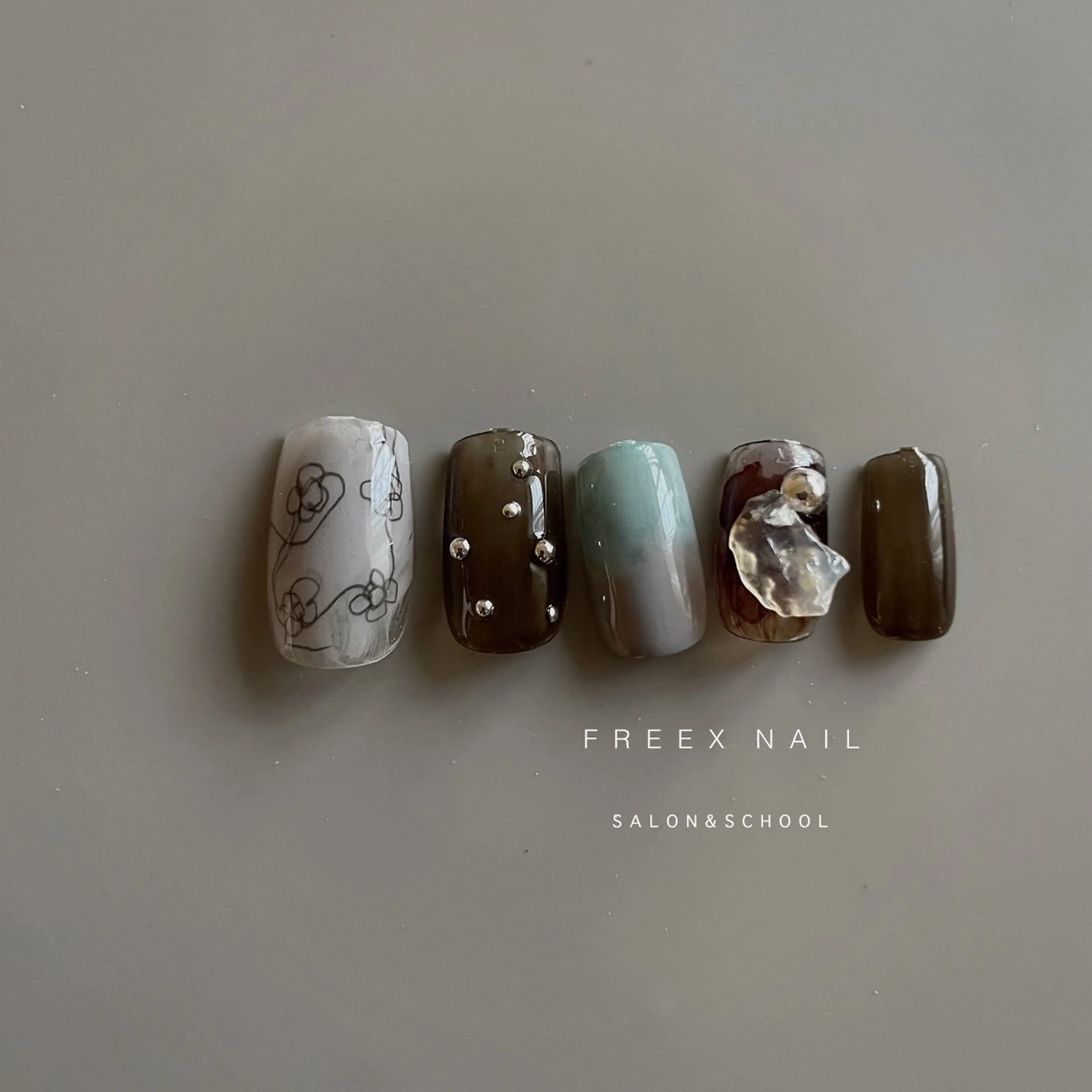 ネイル ニュアンスネイル ハンドネイル ハンドケア Freex nail所属・freex nail /ニュアンス/個性派のネイルデザイン