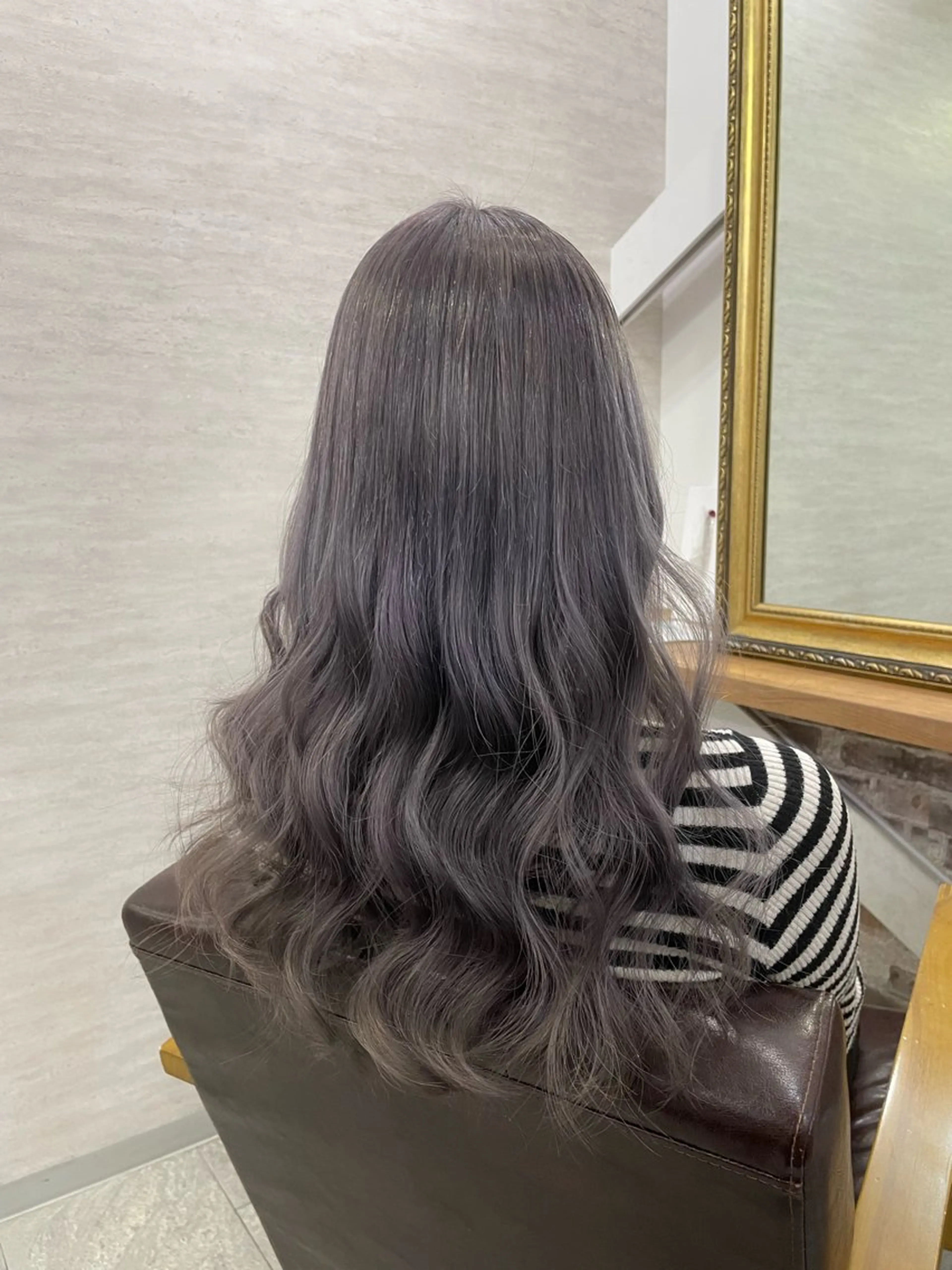 ロング カラー 久屋４番徒歩2分/ ブリーチ・縮毛・谷崎のヘアスタイル