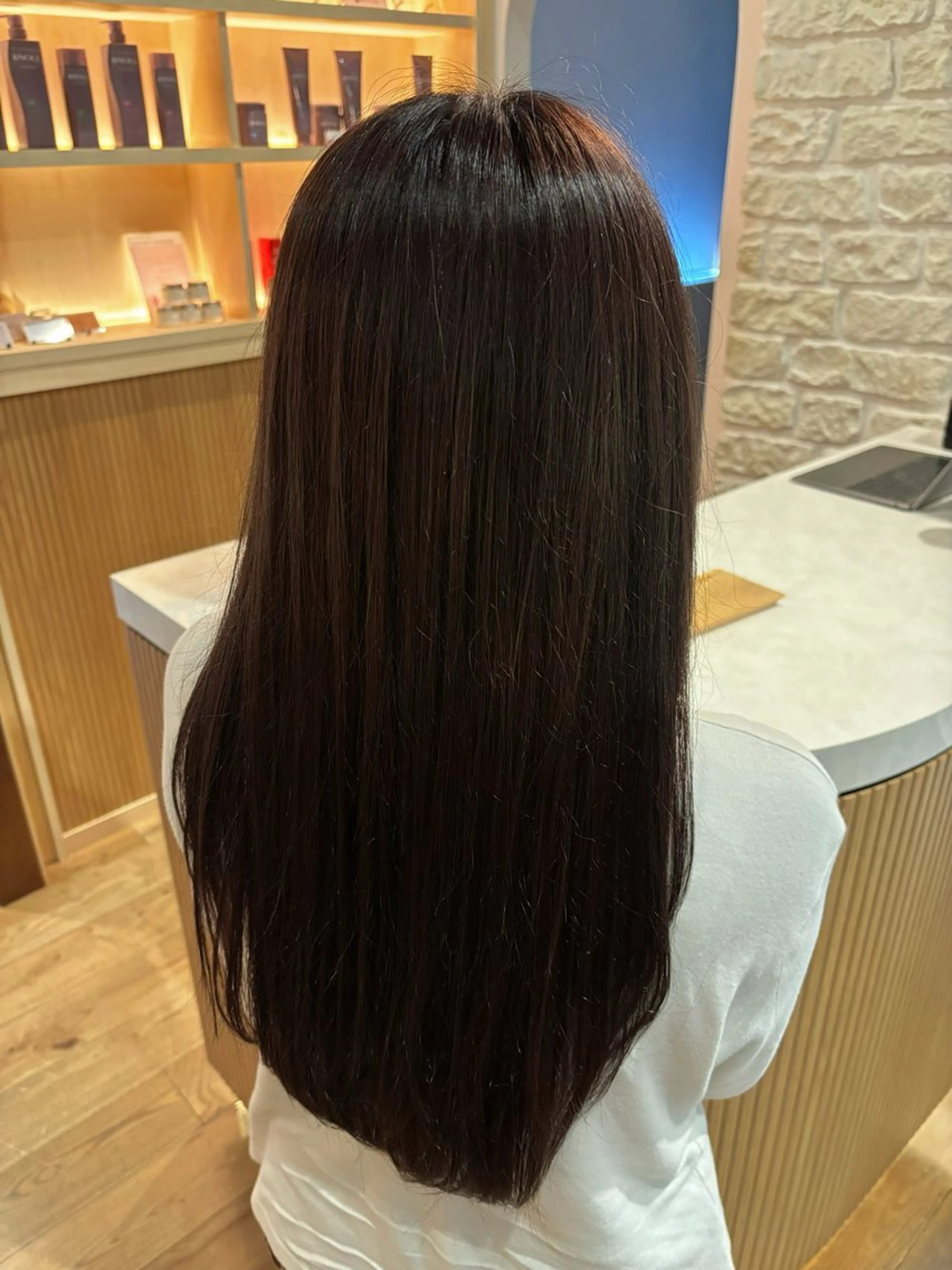 ロング カラー 諸星 結歩のヘアスタイル