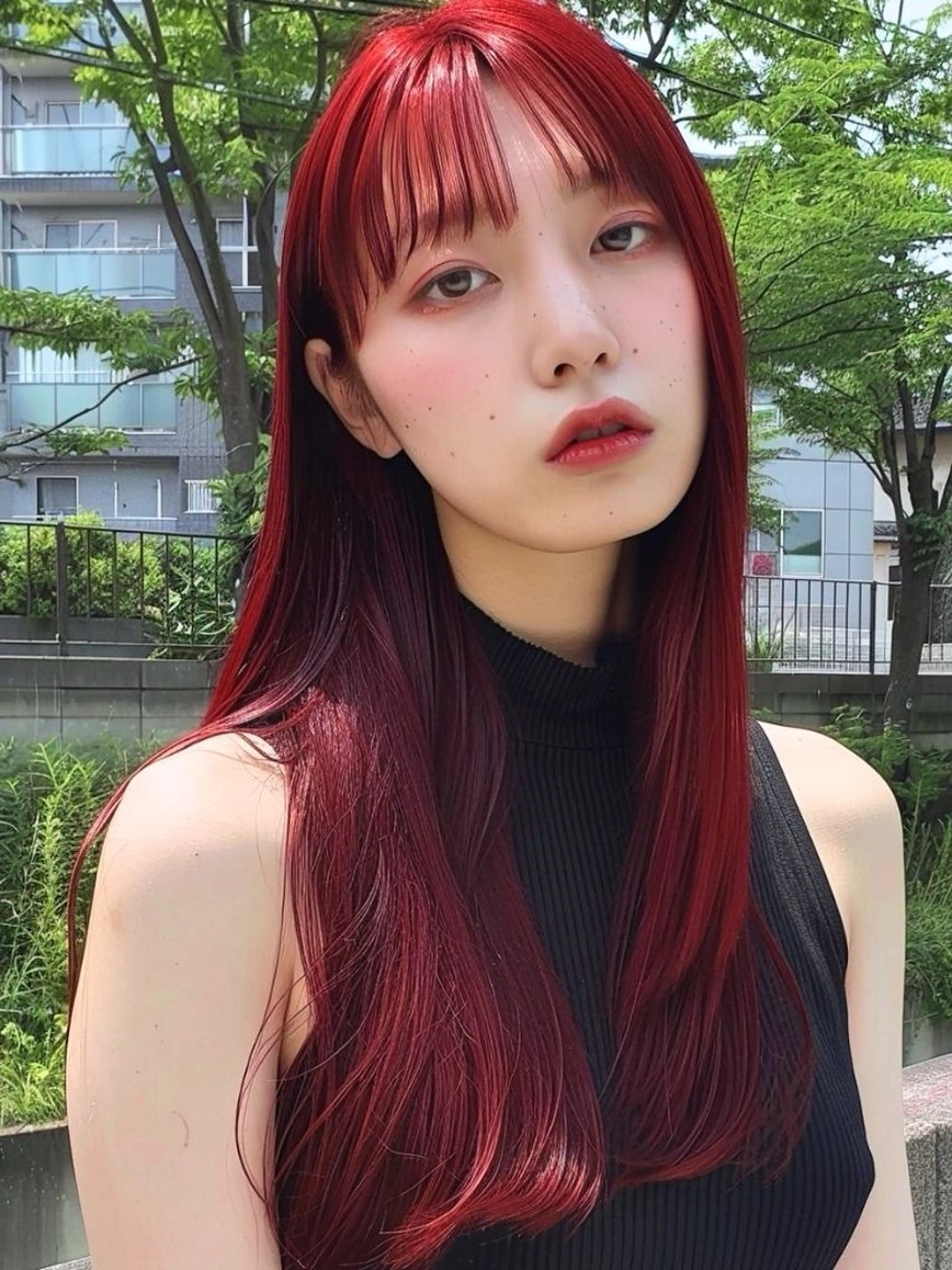ロング カラー ☁️透明感カラー× レイヤー ☁️ノアのヘアスタイル