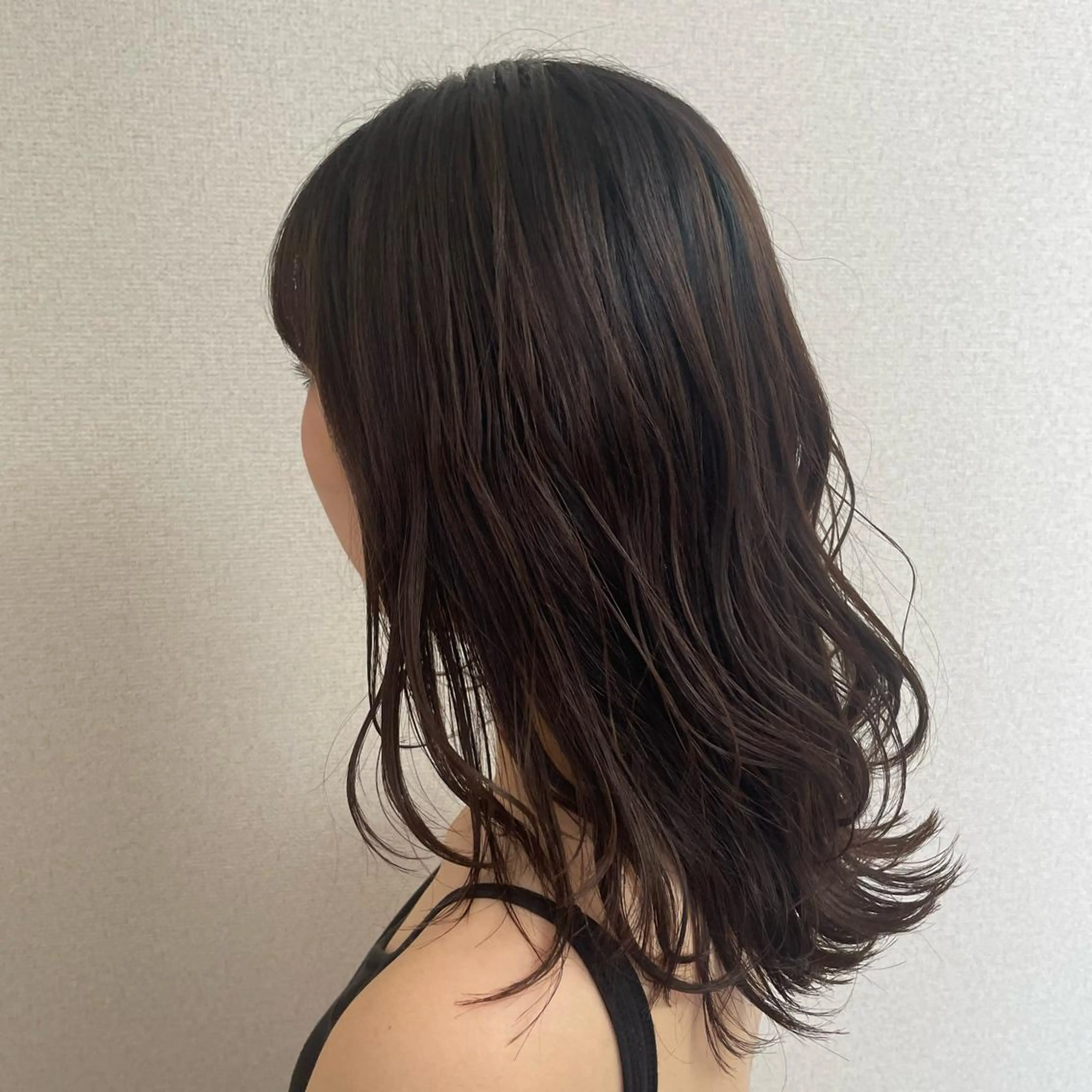 セミロング ボブ/透明感 カラー /風花のヘアスタイル