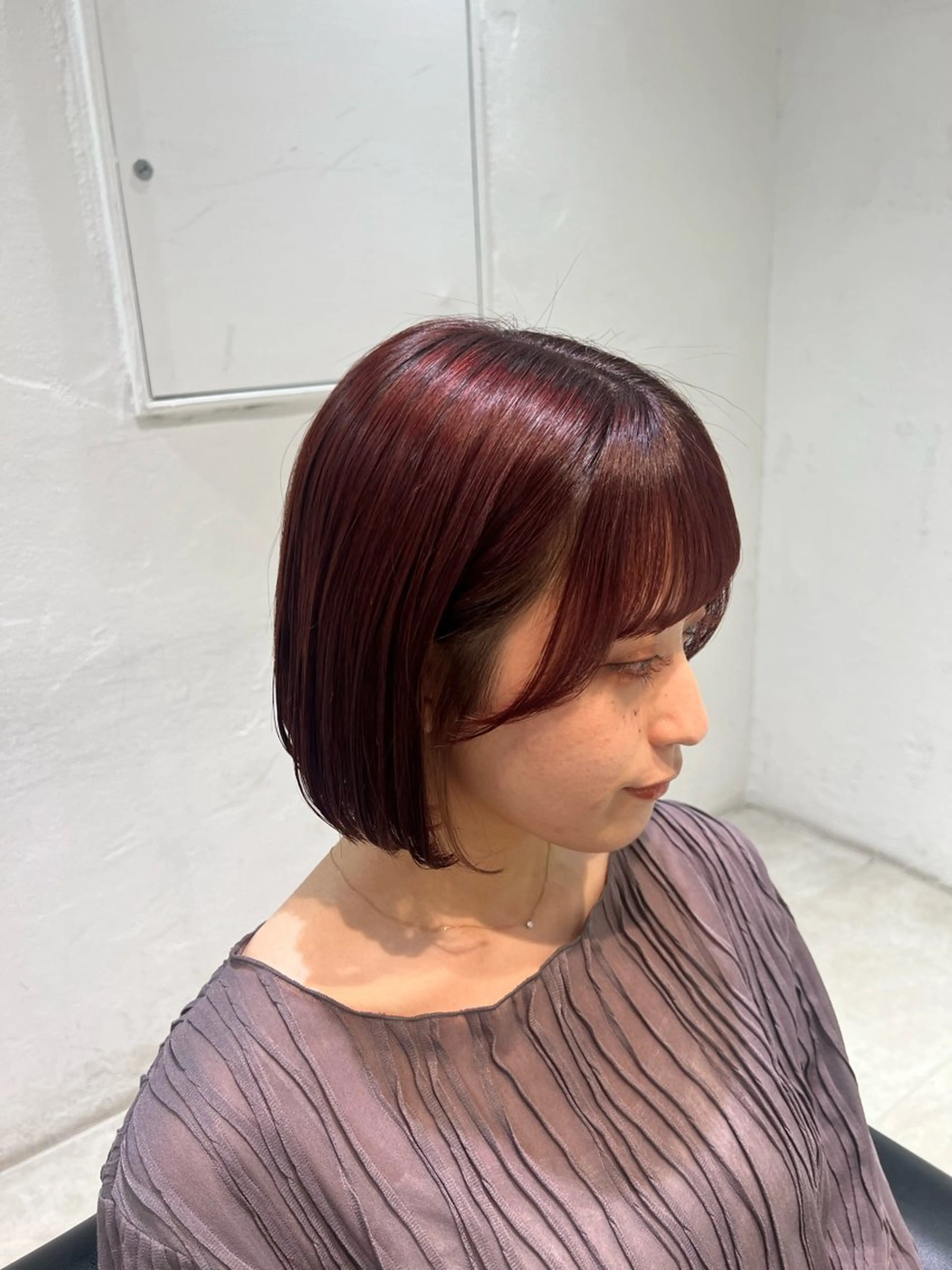 ショート カラー ブラウンカラー レッドカラー レッドブラウン ボブ 🌷川崎/ボブ/ アレンジ/コトネ🌷のその他イメージ