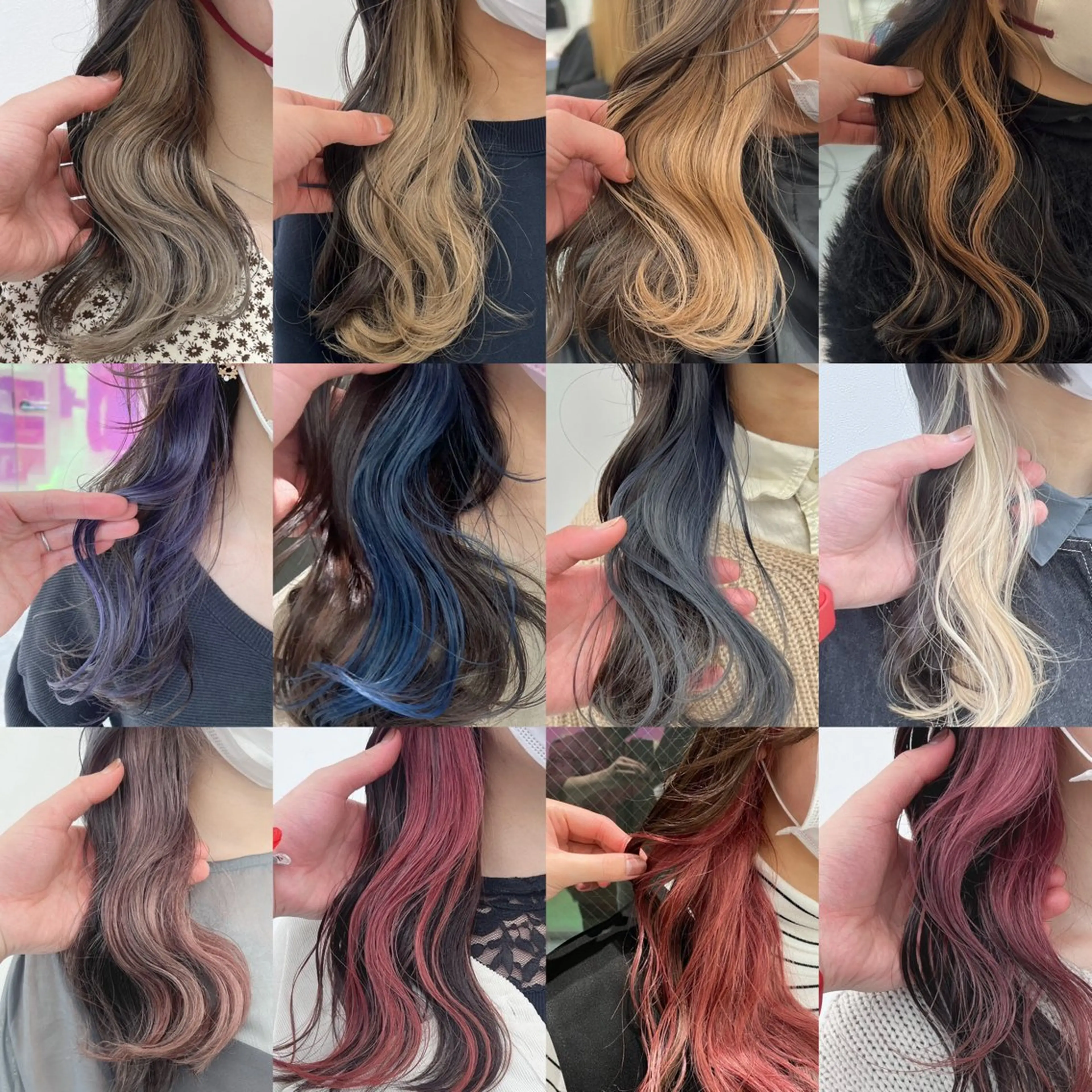 カラー 🤍透明感カラー🤍 似合わせ🤍AINEのヘアスタイル