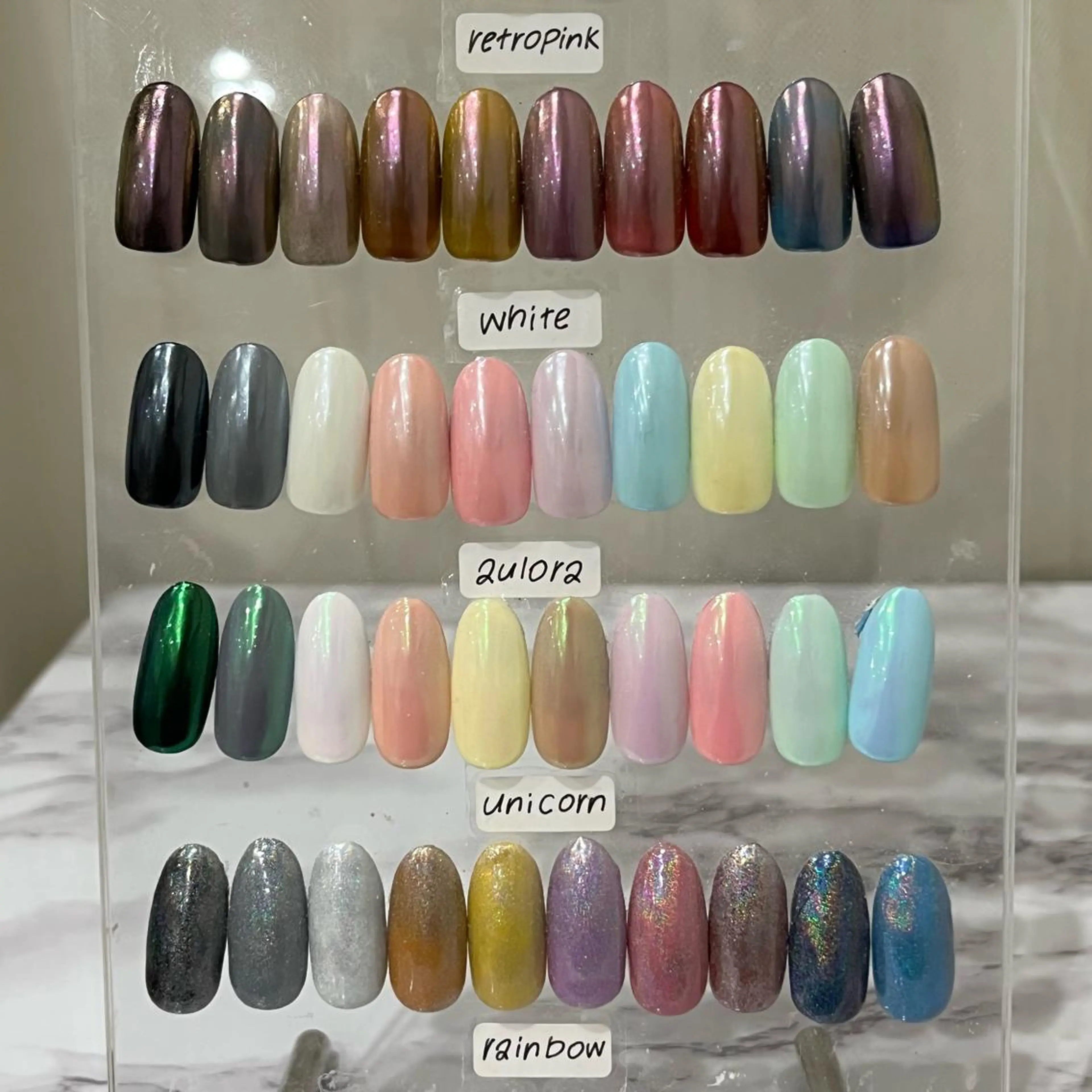 ネイル ミラーネイル BeautyLine あやかのネイルデザイン