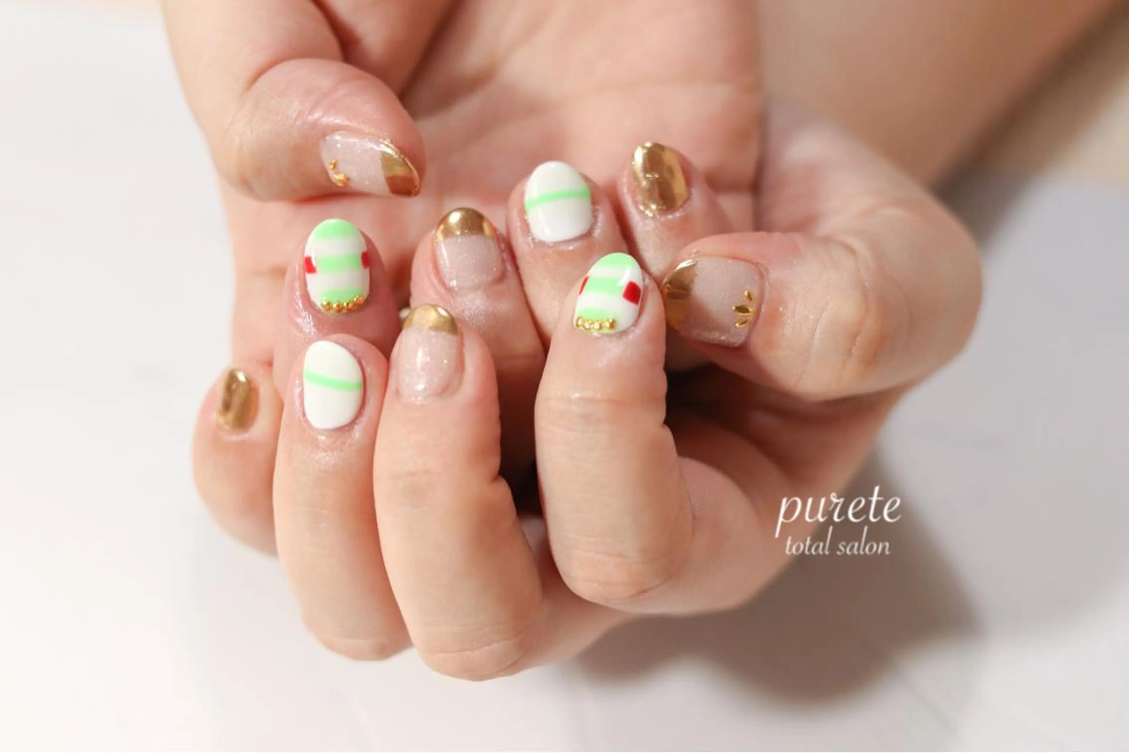 ネイル ハンドネイル nailsalon Puretéのネイルデザイン