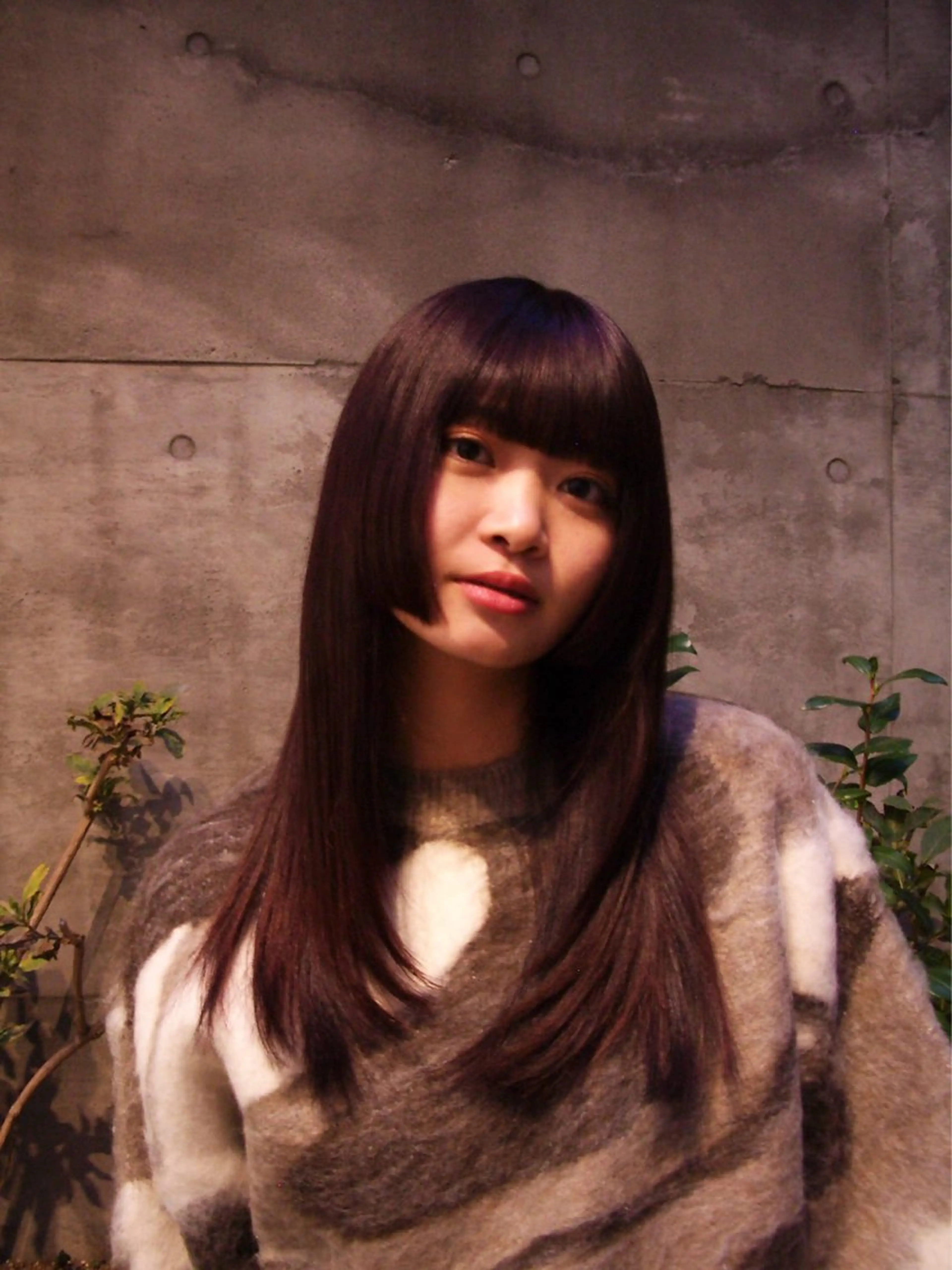 ロング カラー ヘアカラー トリートメント ヘッドスパ marino マリノのヘアスタイル