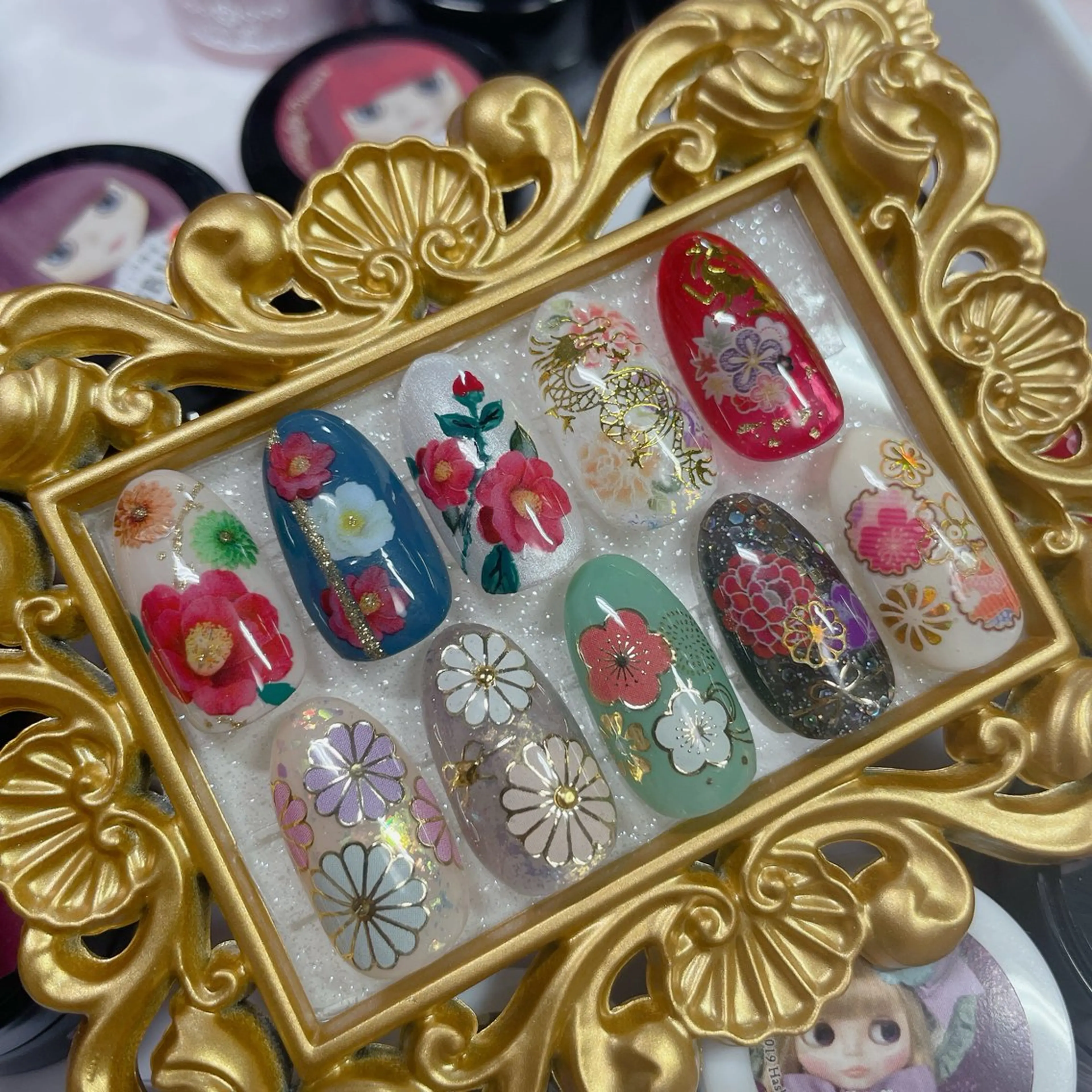 ネイル 成人式 ジェルネイル .Nails Mio 赤羽西ネイルサロンのネイルデザイン