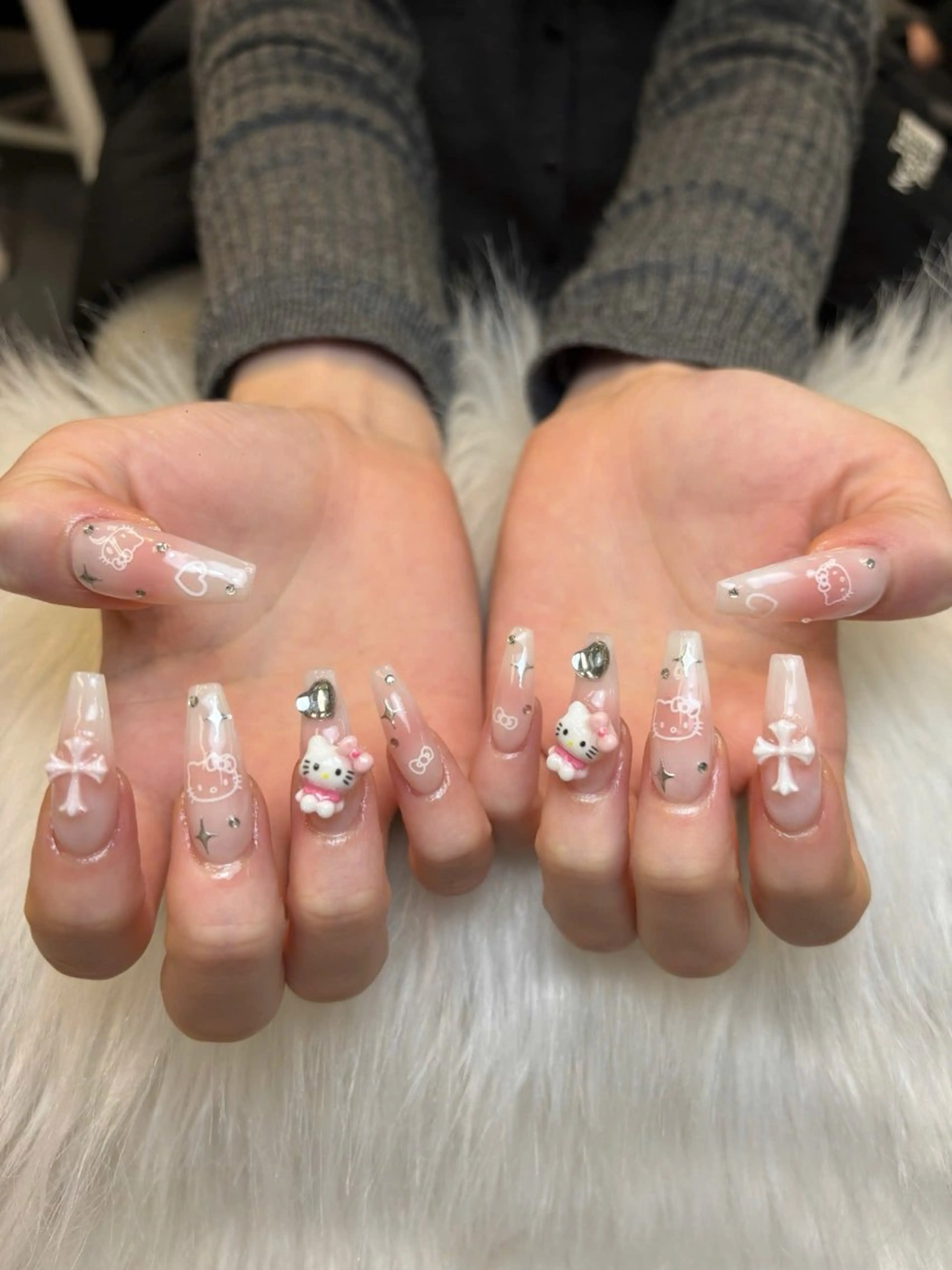 ネイル アートネイル 成人式 ジェルネイル ニュアンスネイル 夏ネイル Nie Nail Shinokuboのネイルデザイン