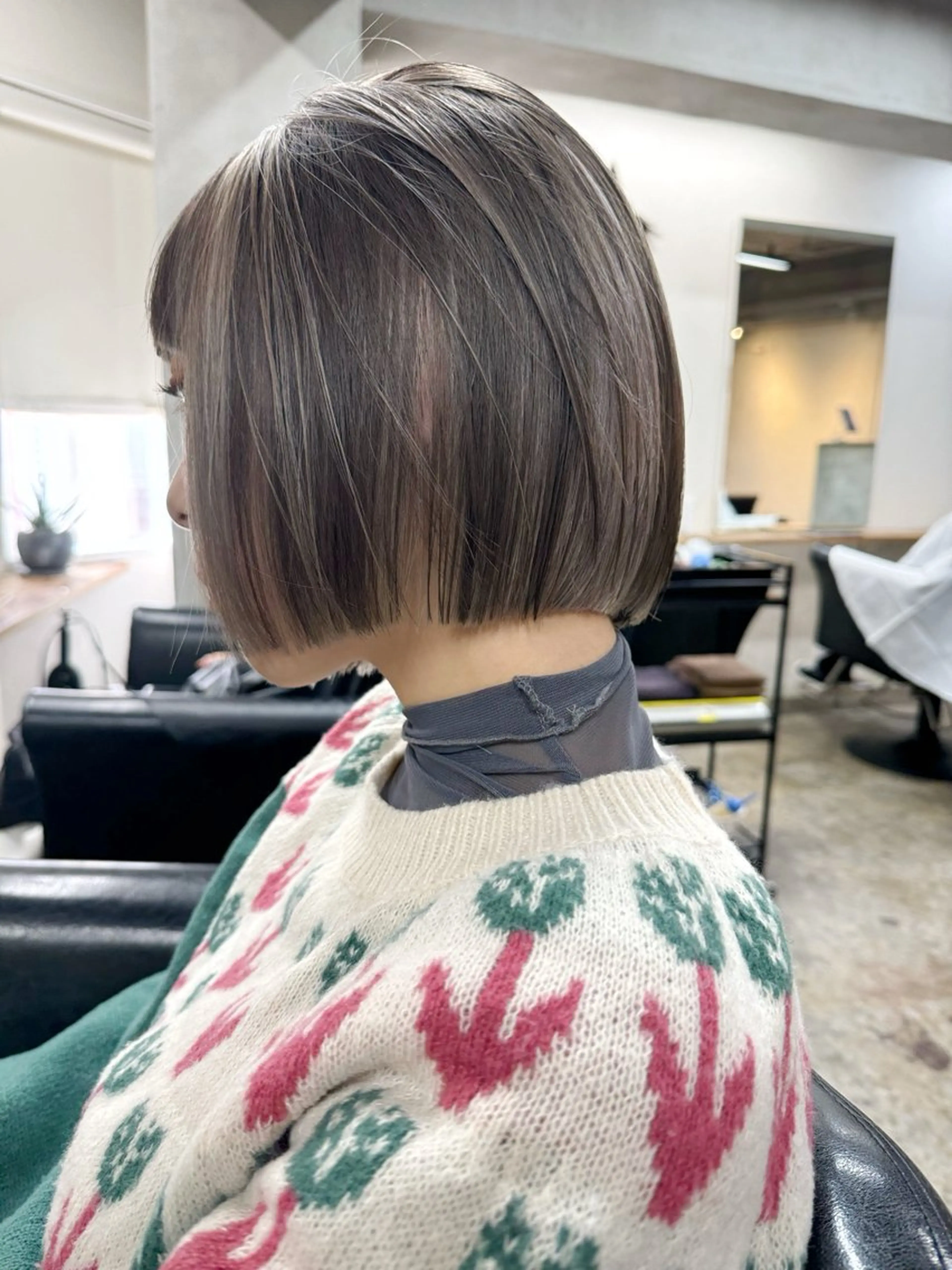ショート カラー ヘアアレンジ 丸山渉/表参道 レイヤーボブのヘアスタイル