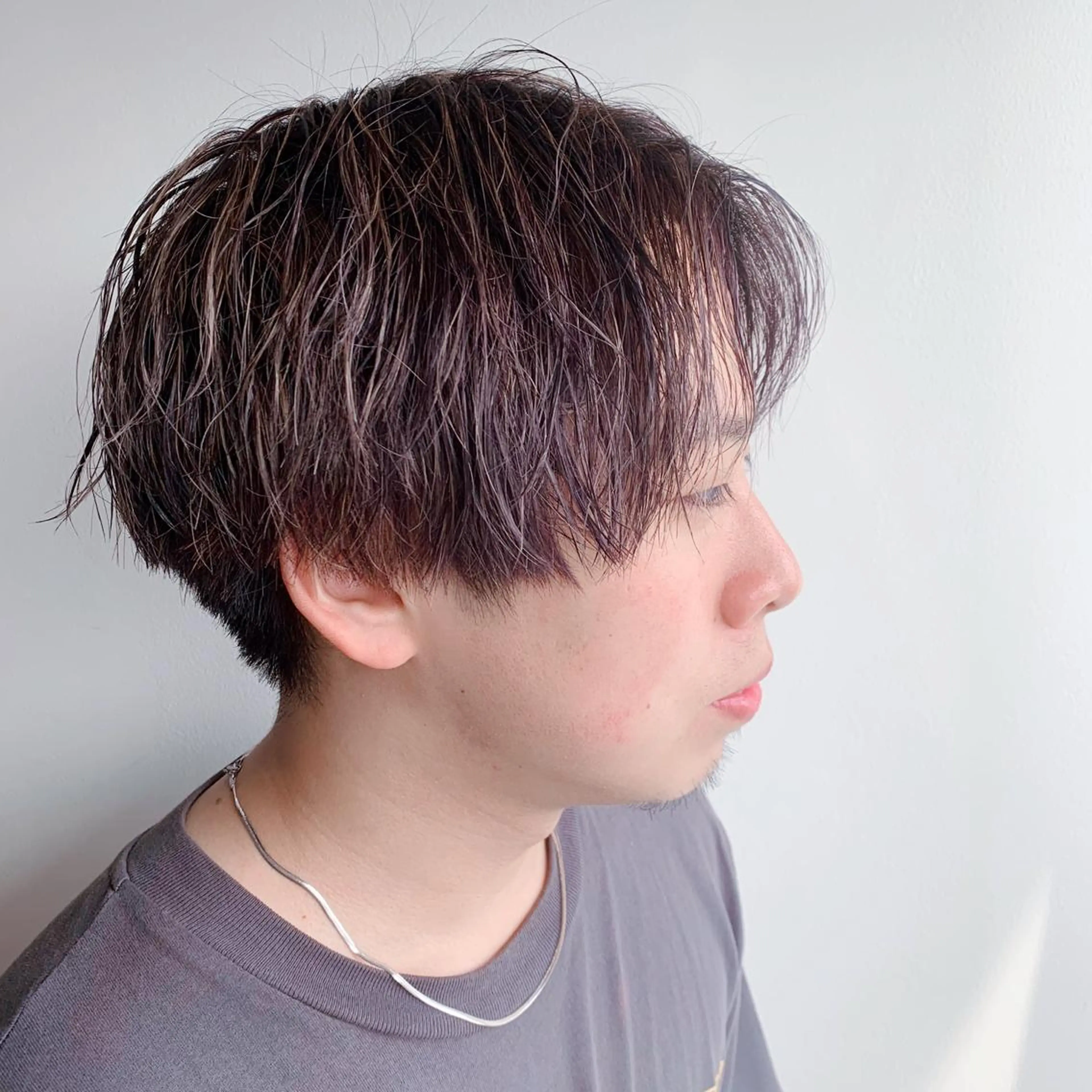 ショート カラー ハイライトカラー ハイライト カット特化美容師 齋藤桐のヘアスタイル