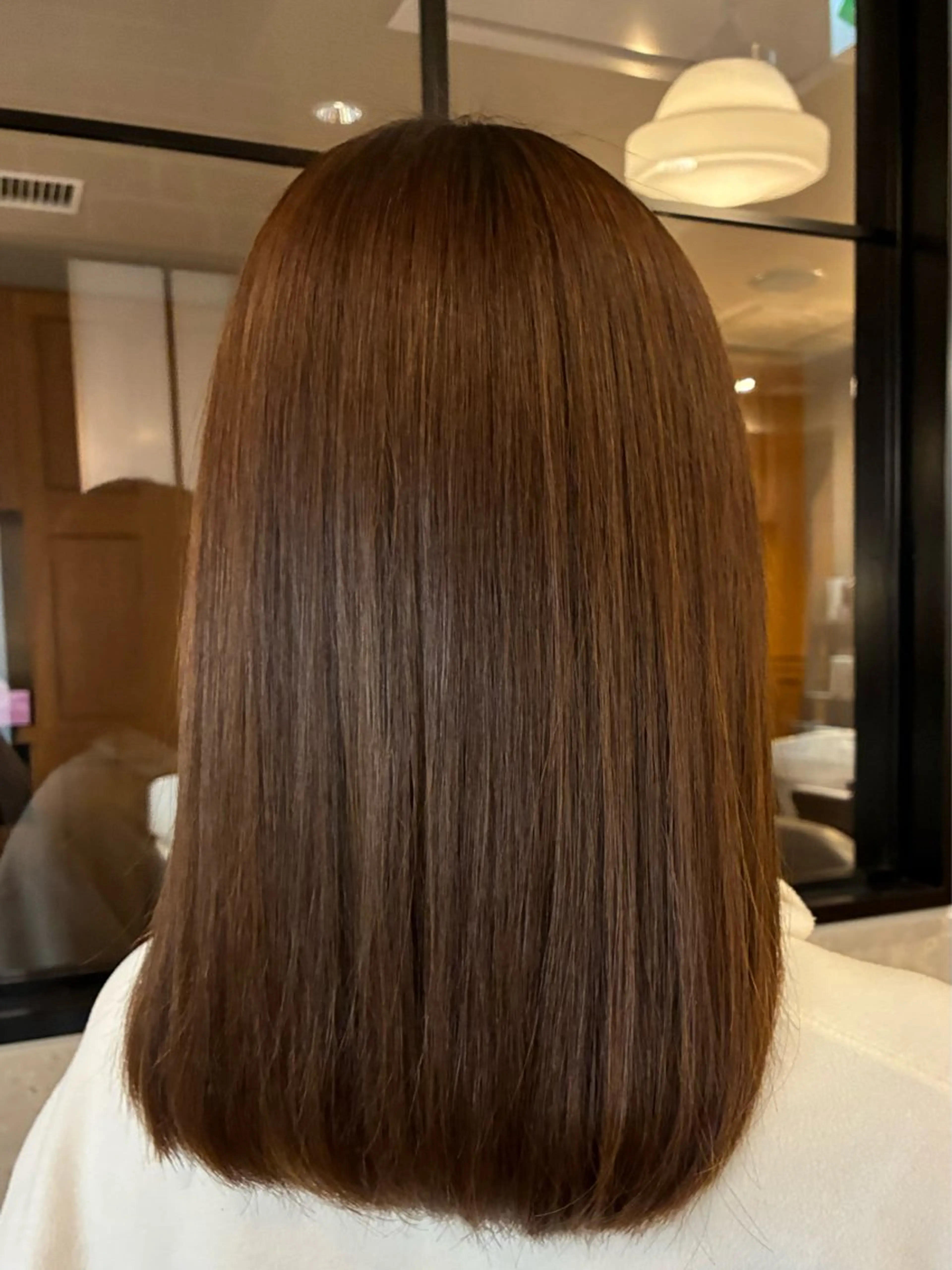 セミロング カラー 💖カット 無料💖まな🫧のヘアスタイル