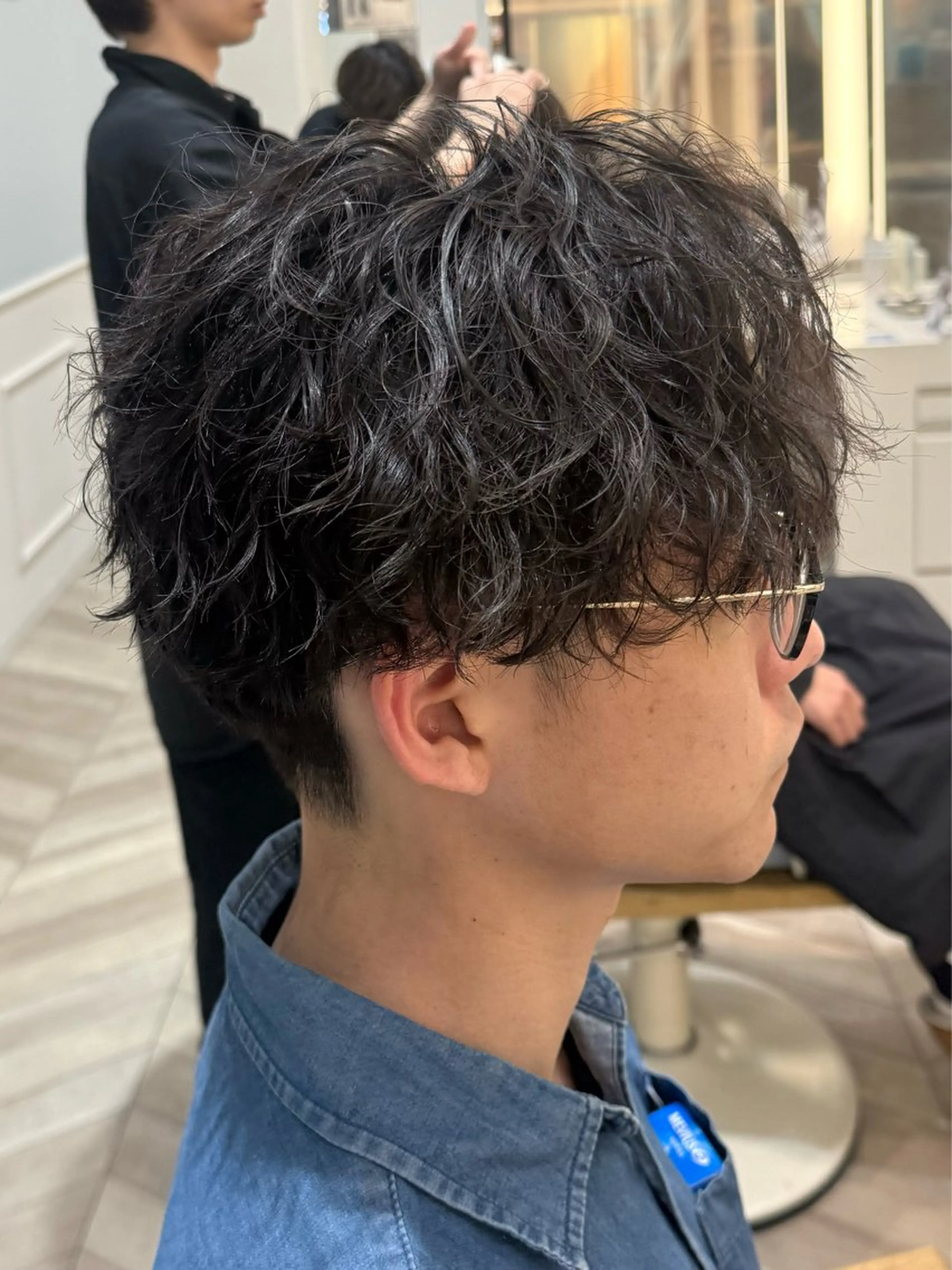 ショート メンズ メンズパーマ 大人メンズパーマ /石川瑠青のヘアスタイル