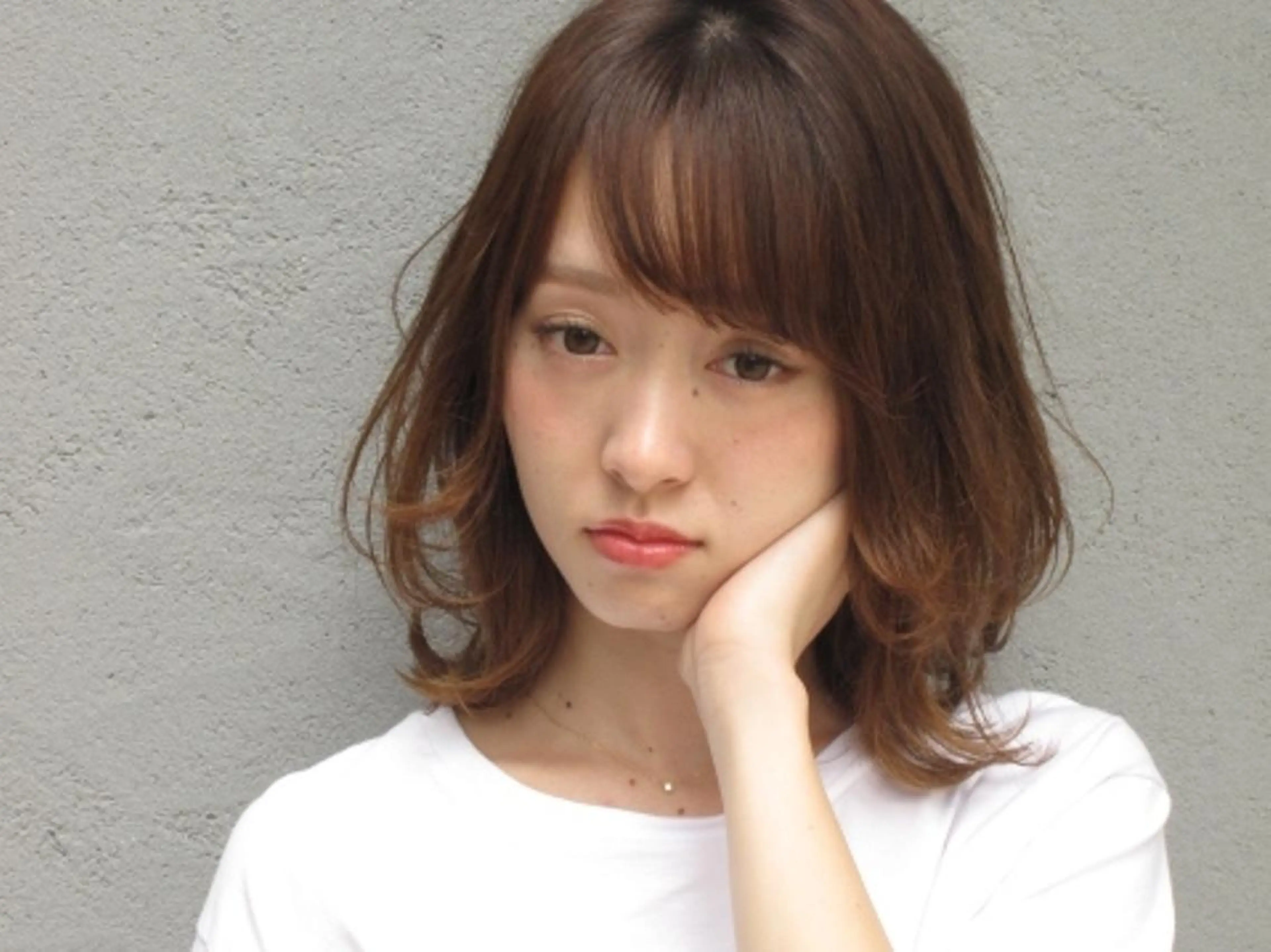 ミディアム スタイリスト YOUのヘアスタイル