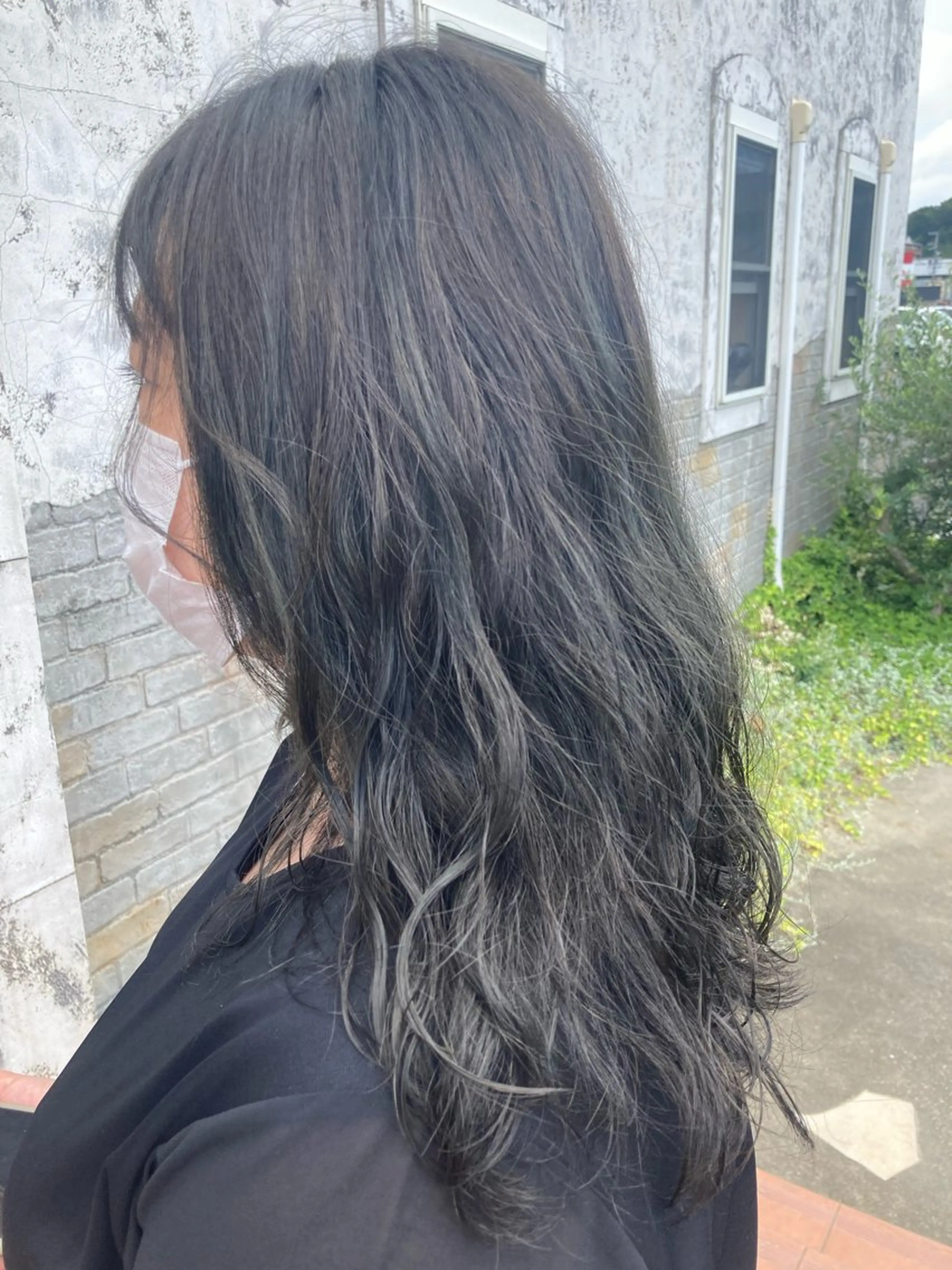 ロング カラー 谷川 穂のヘアスタイル