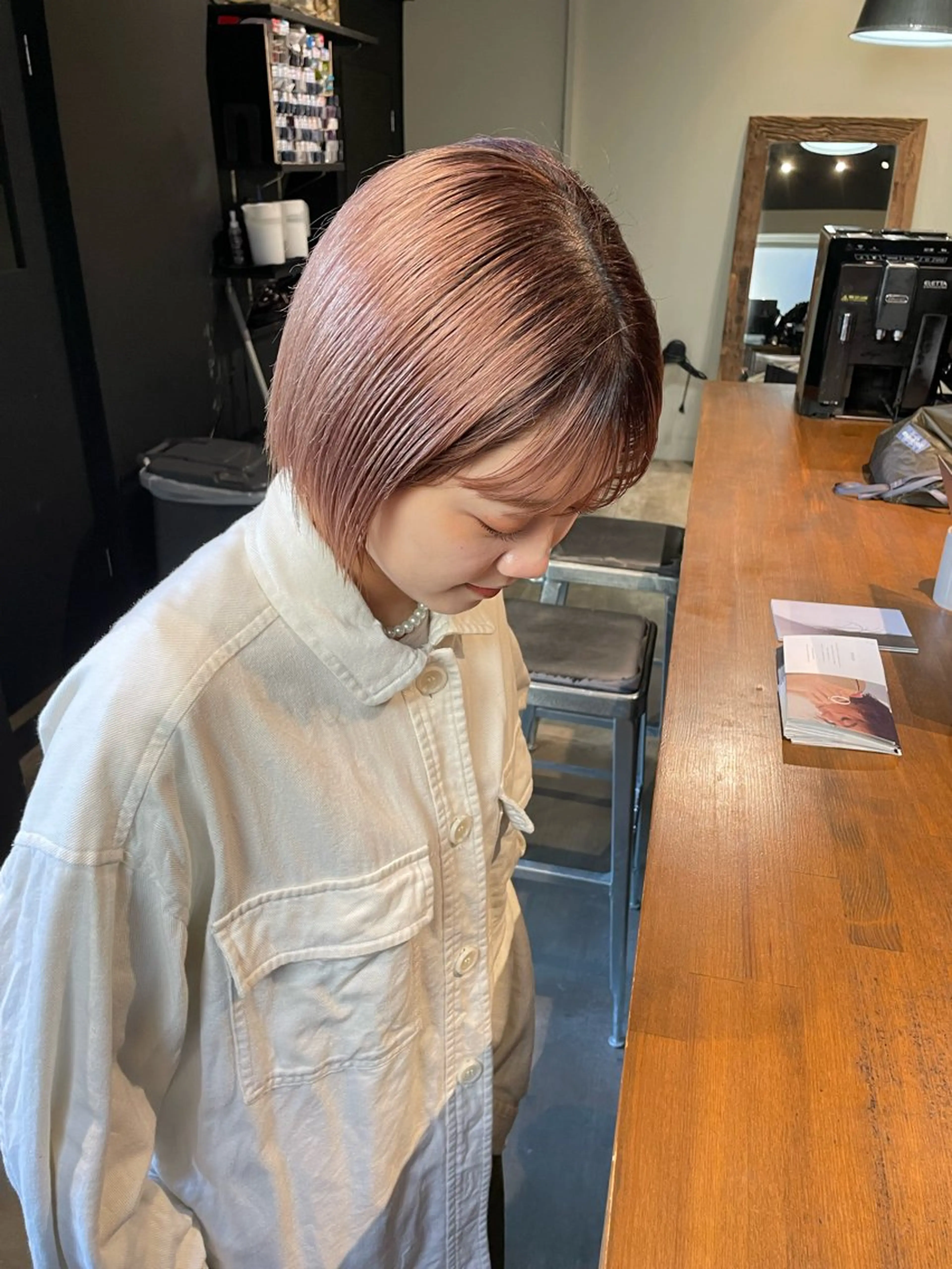 ショート カラー ボブ／パーマ指名 No. 1🍃れんとのヘアスタイル